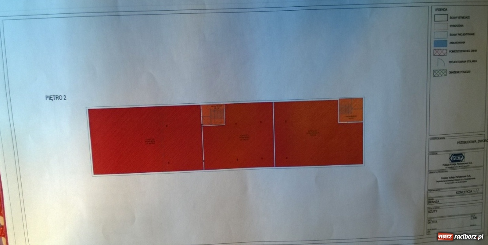 Zdjęcie w galerii na portalu naszraciborz.pl: PKP przygotowuje się do częściowego wyburzenia raciborskiego dworca  wiadomości z regionu