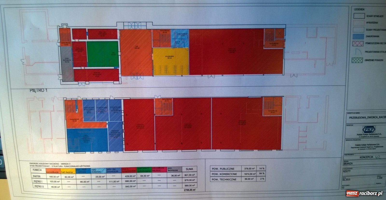 Zdjęcie w galerii na portalu naszraciborz.pl: PKP przygotowuje się do częściowego wyburzenia raciborskiego dworca  wiadomości z regionu