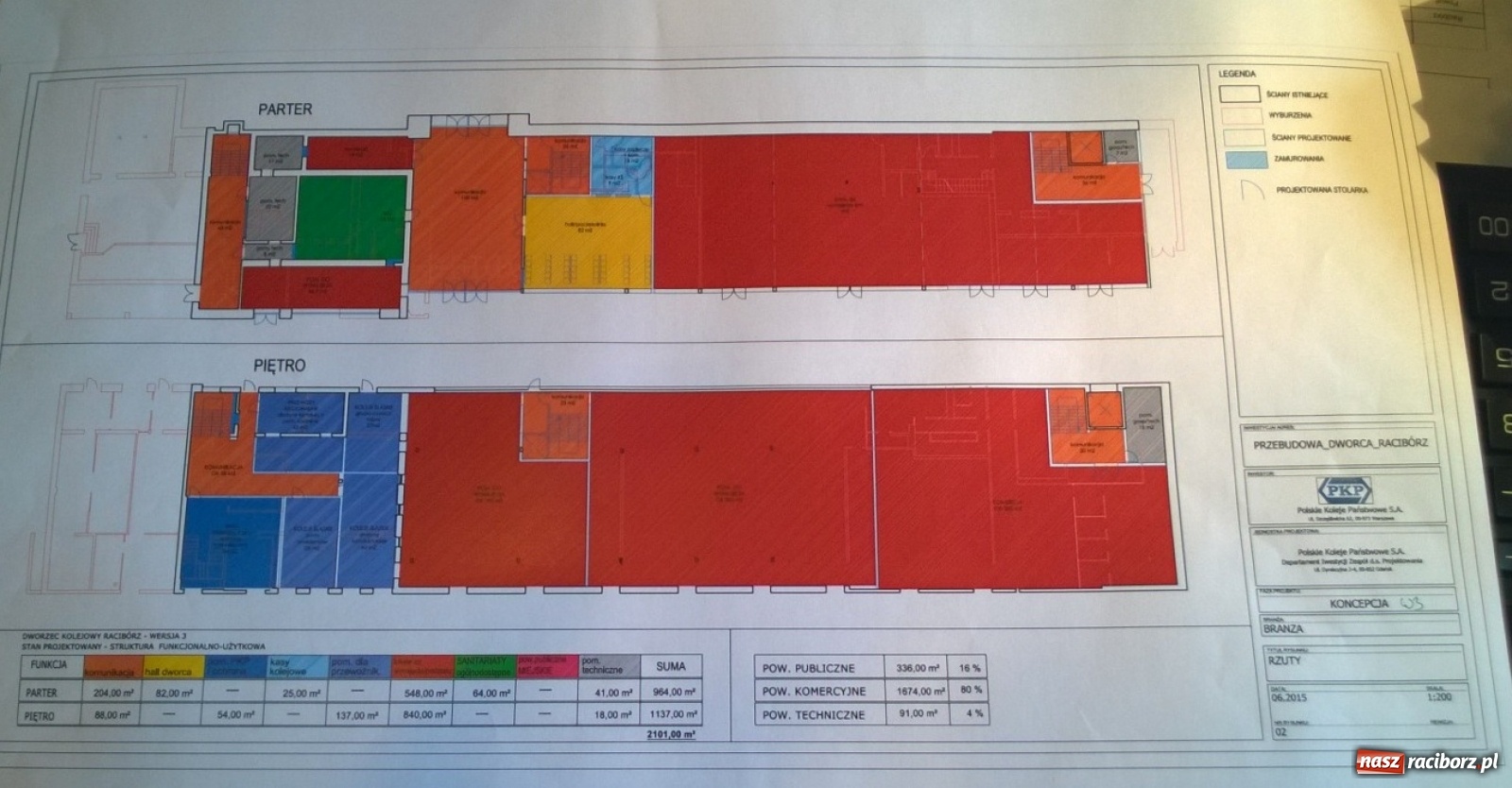 Zdjęcie w galerii na portalu naszraciborz.pl: PKP przygotowuje się do częściowego wyburzenia raciborskiego dworca  wiadomości z regionu