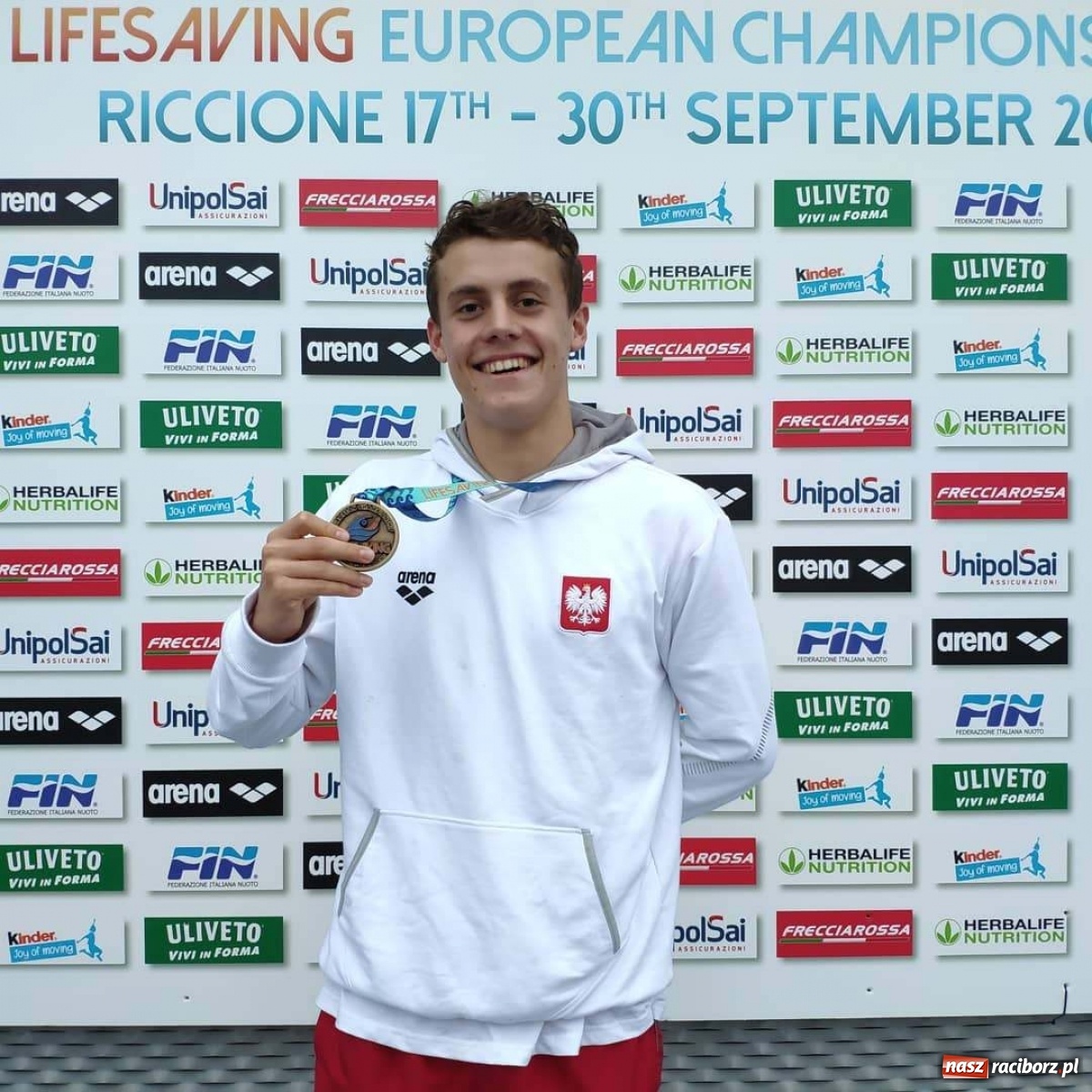 Zdjęcie w galerii na portalu naszraciborz.pl: Ratownictwo wodne. Maciej Matyjasek z brązowym medalem  wiadomości z regionu