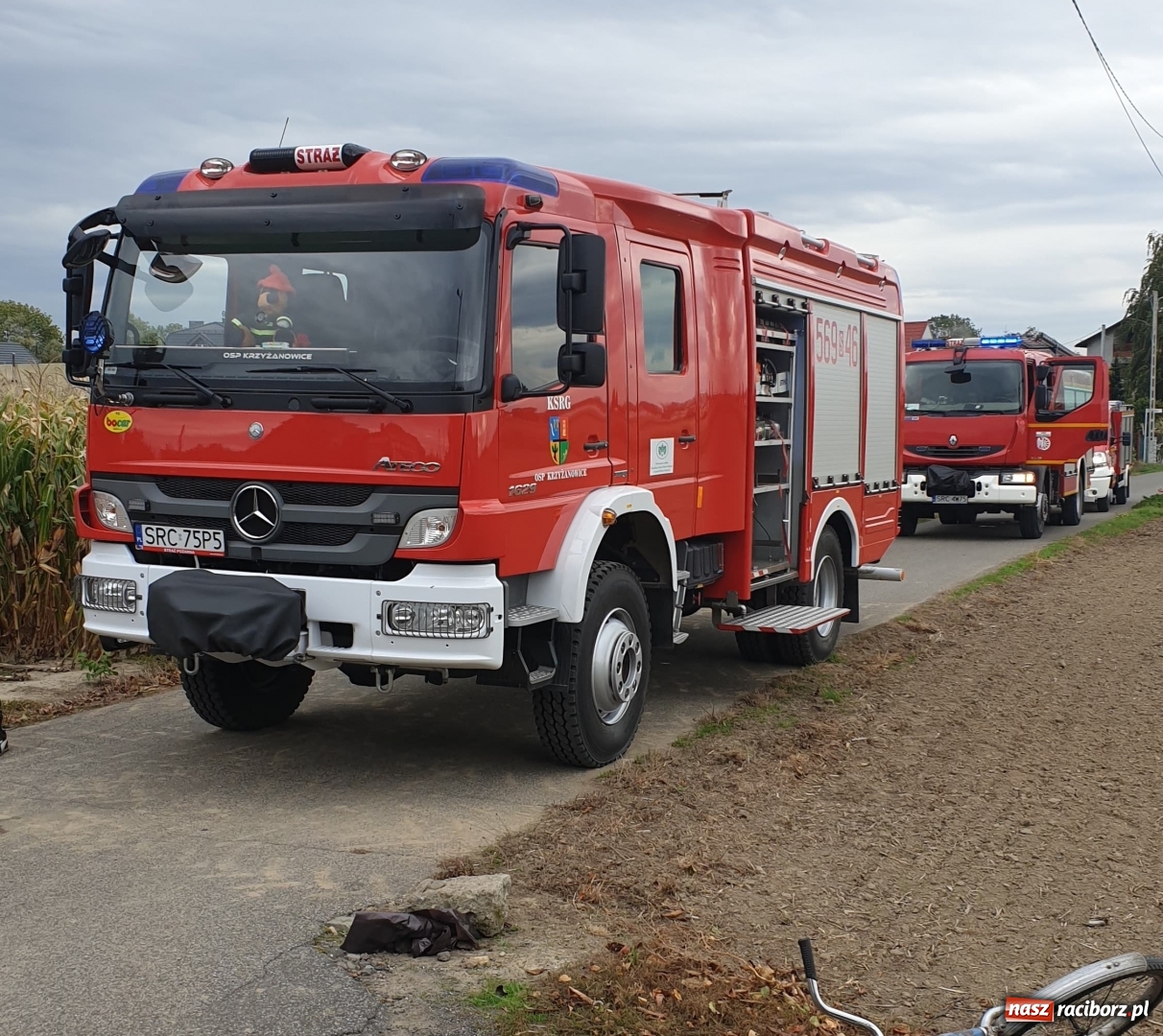 Zdjęcie w galerii na portalu naszraciborz.pl: Przerwany gazociąg w Zabełkowie. Ewakuacja mieszkańców [FOTO]  wiadomości z regionu