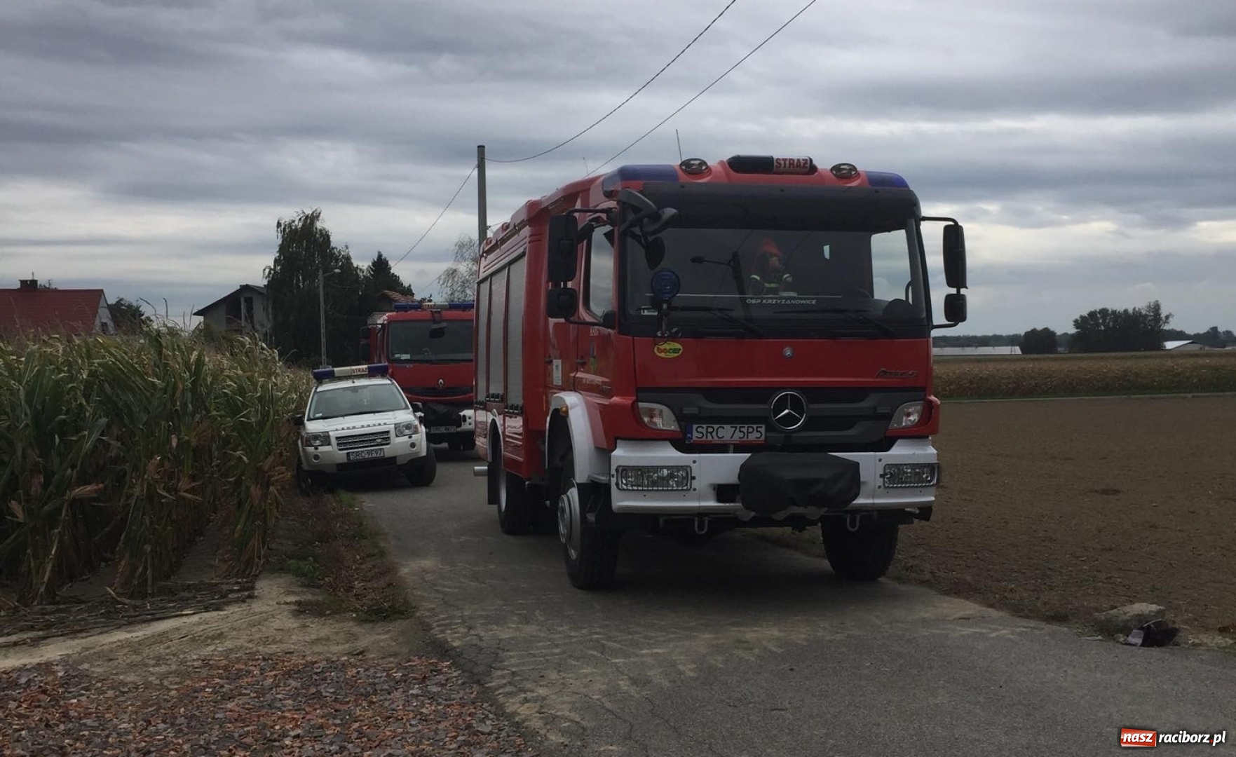 Zdjęcie w galerii na portalu naszraciborz.pl: Przerwany gazociąg w Zabełkowie. Ewakuacja mieszkańców [FOTO]  wiadomości z regionu