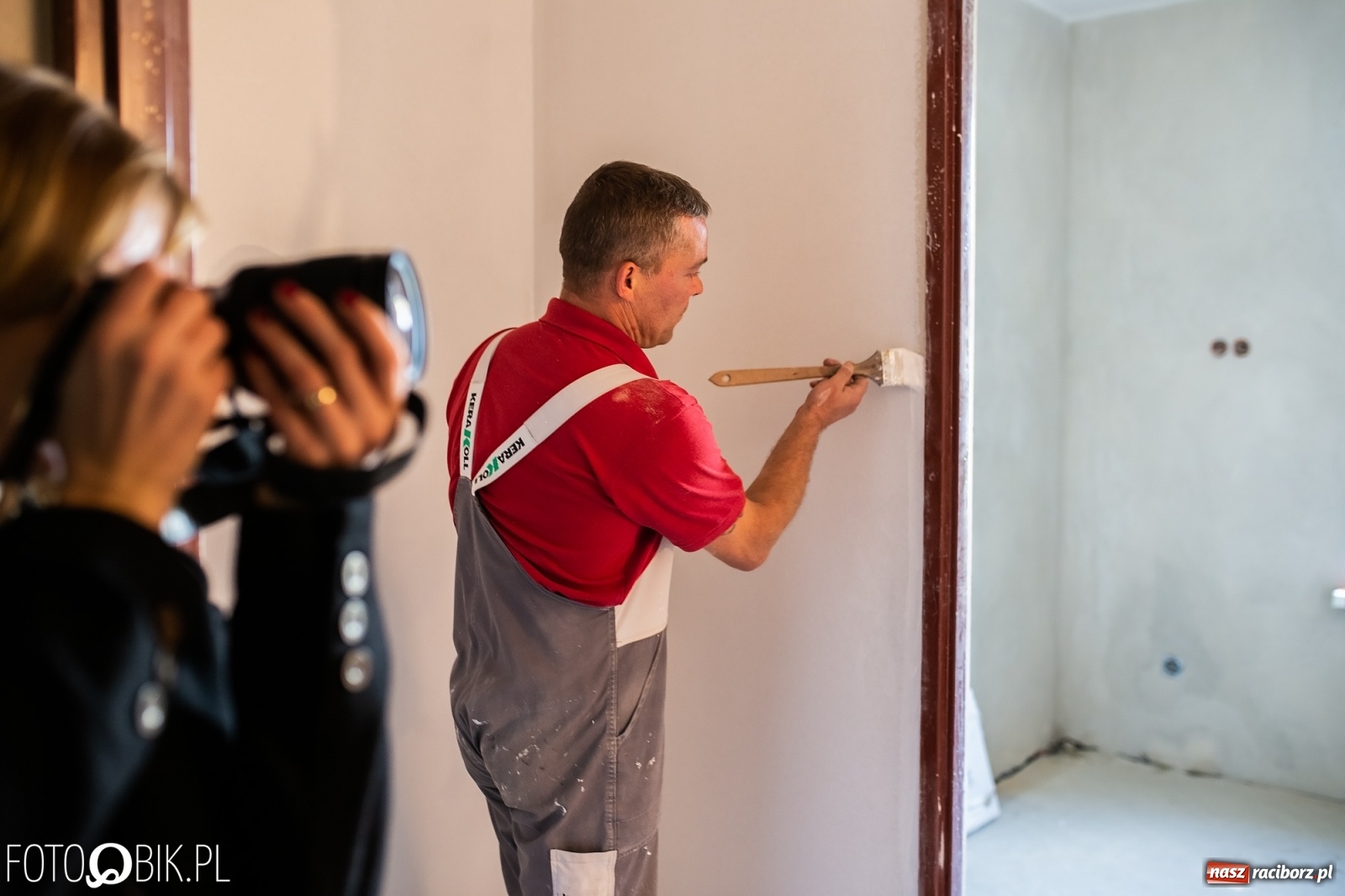 Zdjęcie w galerii na portalu naszraciborz.pl: Mieszkania wspomagane w miejsce komendy. Roboty na finiszu [FOTO i WIDEO] wiadomości z regionu