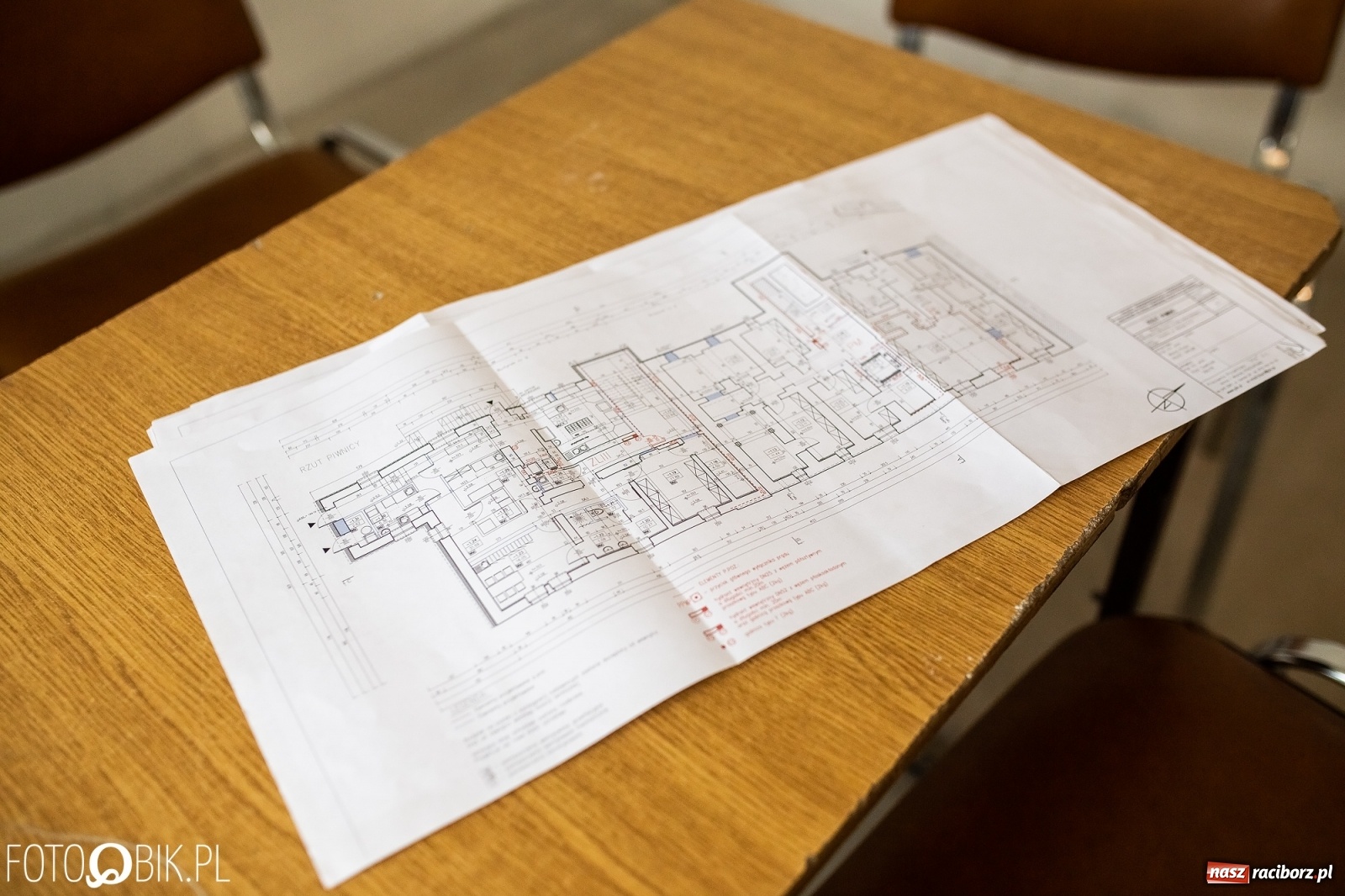 Zdjęcie w galerii na portalu naszraciborz.pl: Mieszkania wspomagane w miejsce komendy. Roboty na finiszu [FOTO i WIDEO] wiadomości z regionu