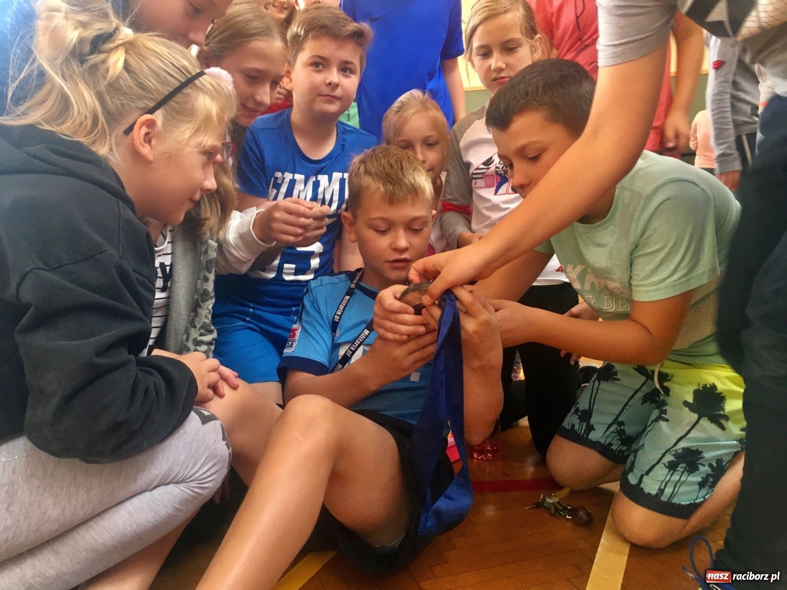 Zdjęcie w galerii na portalu naszraciborz.pl: Europejski Tydzień Sportu w SP 15  wiadomości z regionu