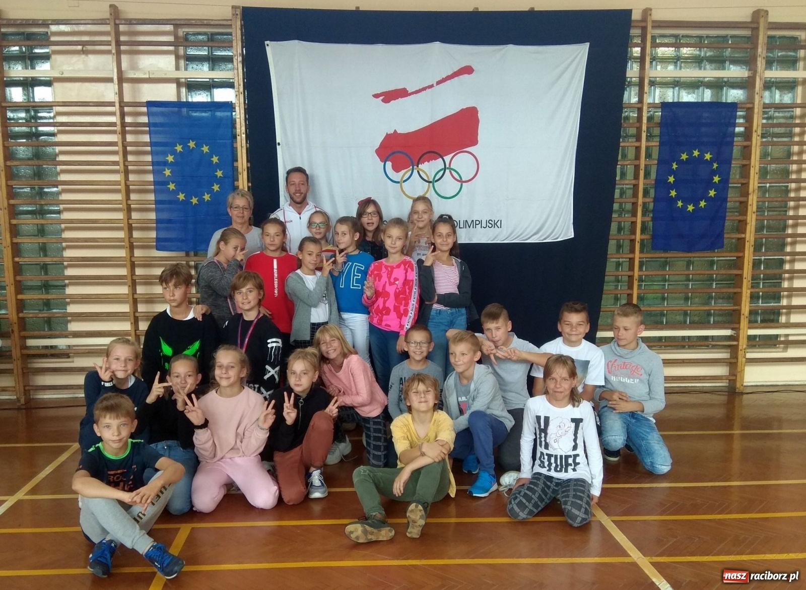 Zdjęcie w galerii na portalu naszraciborz.pl: Europejski Tydzień Sportu w SP 15  wiadomości z regionu