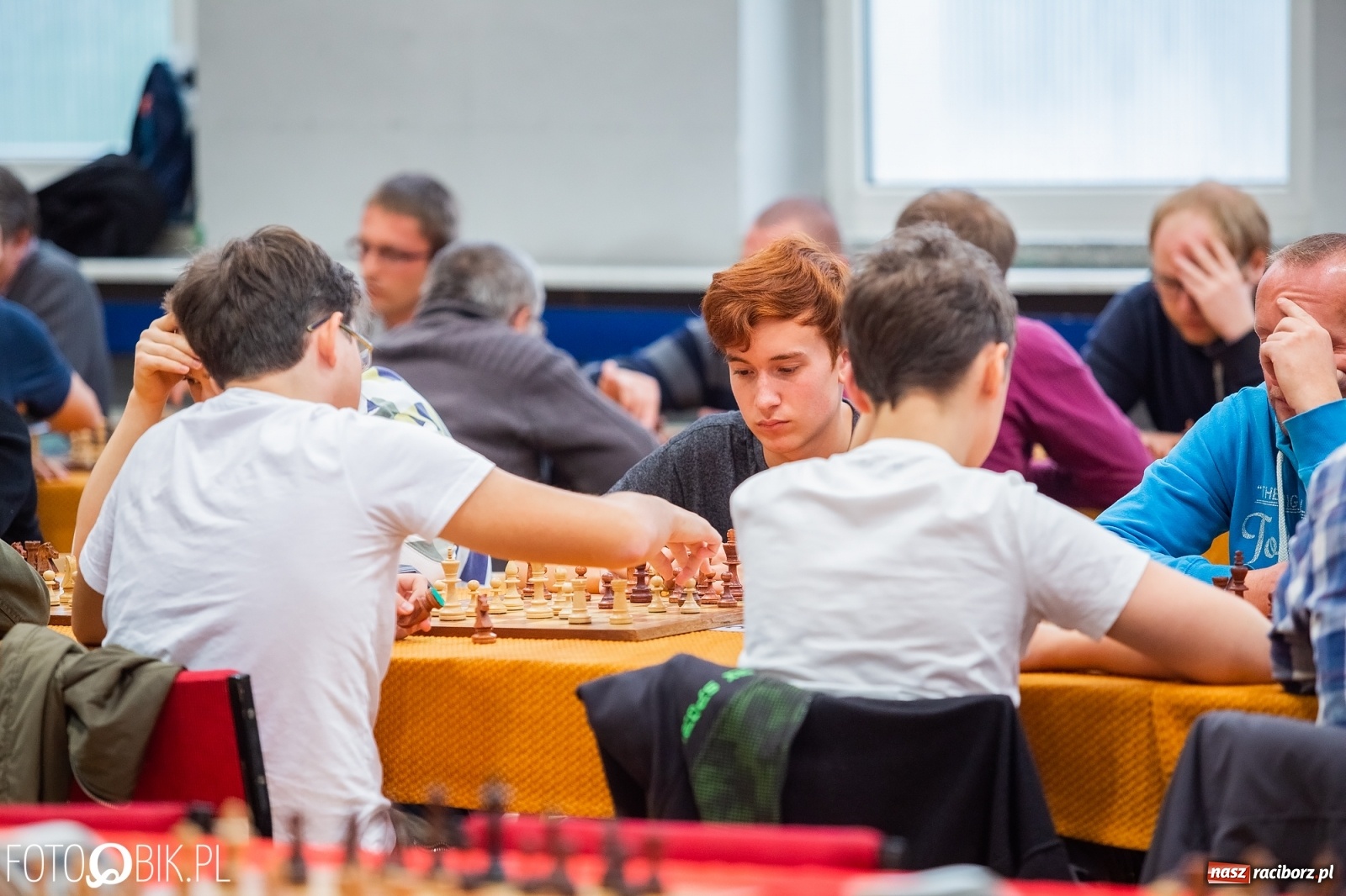 Zdjęcie w galerii na portalu naszraciborz.pl: Szachowy memoriał im. Alfreda Chrobaka w raciborskim MOS wiadomości z regionu