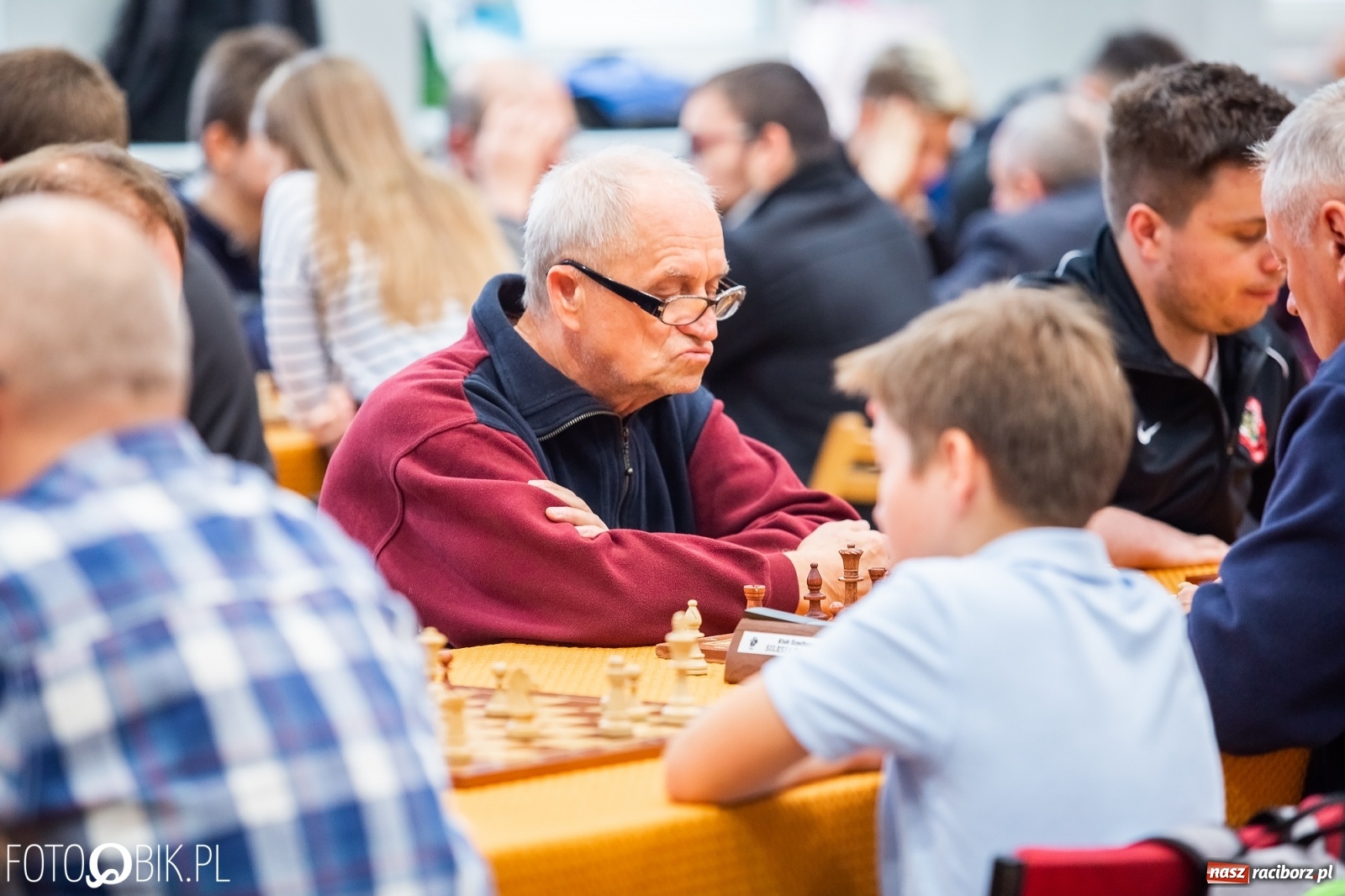 Zdjęcie w galerii na portalu naszraciborz.pl: Szachowy memoriał im. Alfreda Chrobaka w raciborskim MOS wiadomości z regionu