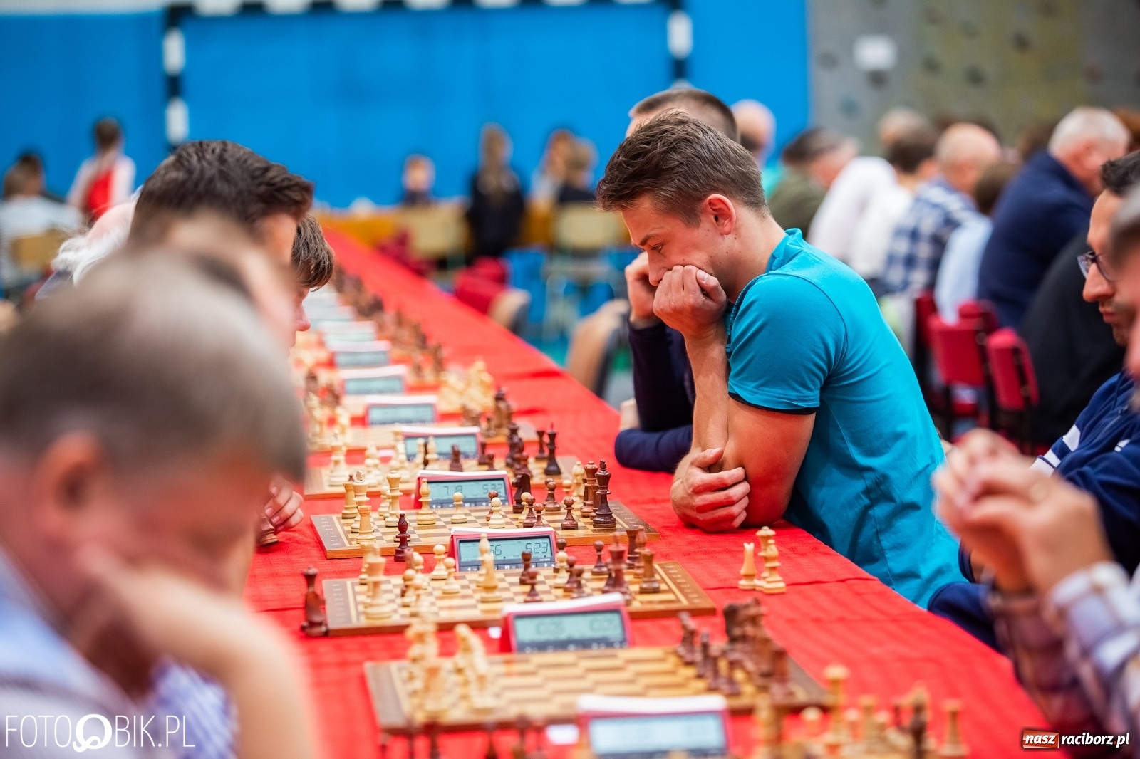 Zdjęcie w galerii na portalu naszraciborz.pl: Szachowy memoriał im. Alfreda Chrobaka w raciborskim MOS wiadomości z regionu
