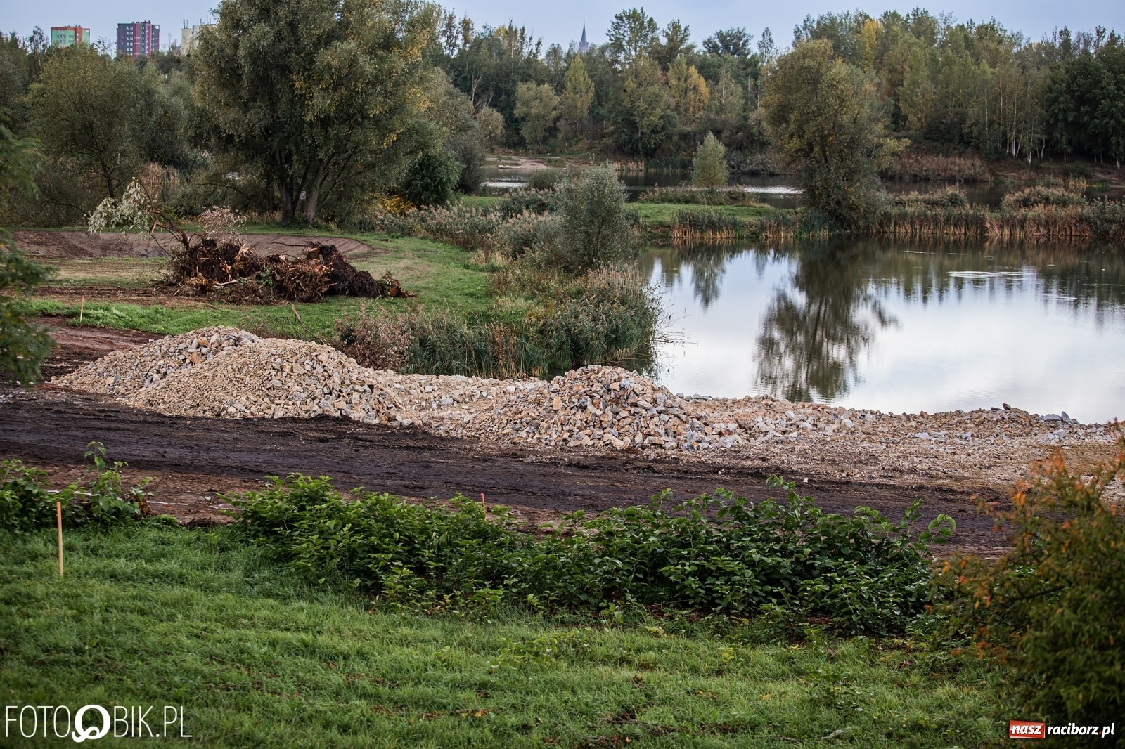 Zdjęcie w galerii na portalu naszraciborz.pl: Na żwirownię wjechał ciężki sprzęt budowlany [FOTO]  wiadomości z regionu