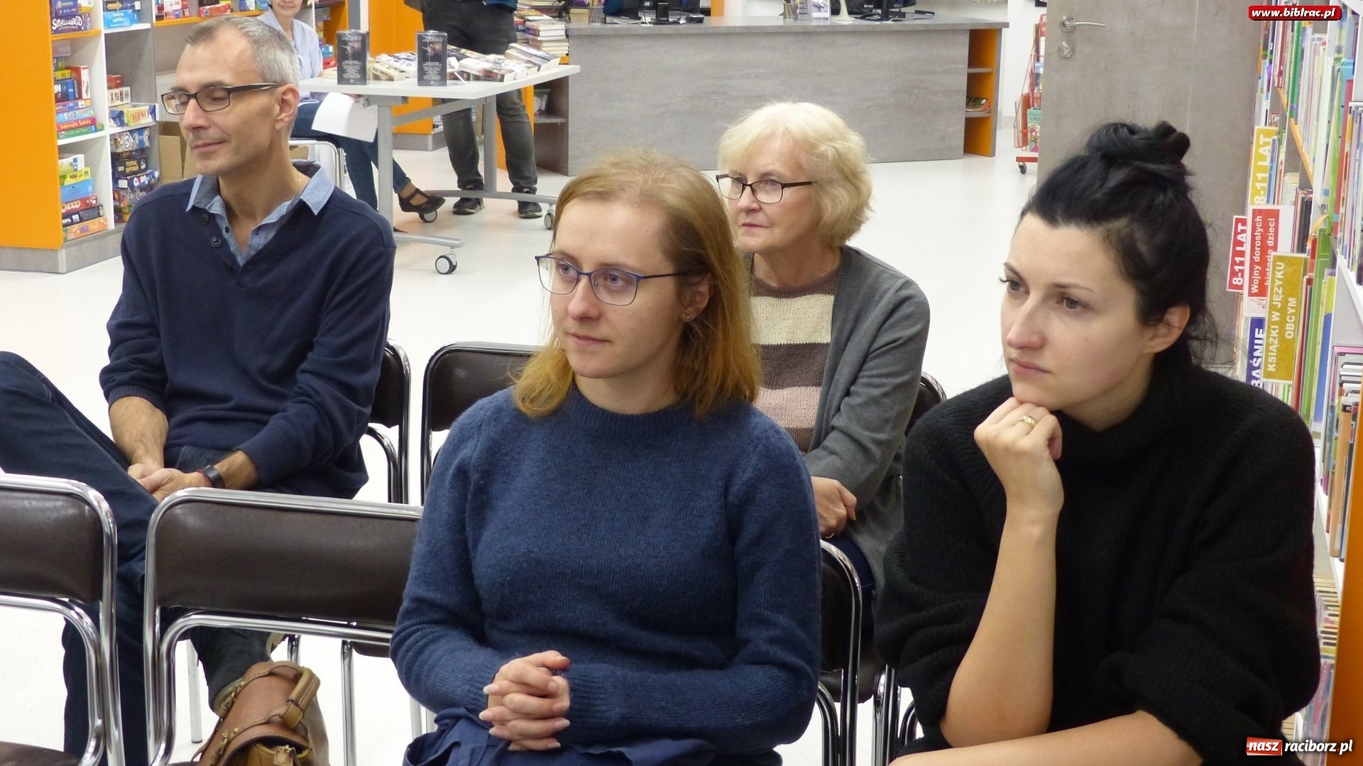 Zdjęcie w galerii na portalu naszraciborz.pl: Ryszard Ćwirlej na finał Literackiej jesieni z Księgarnią Sowa  wiadomości z regionu