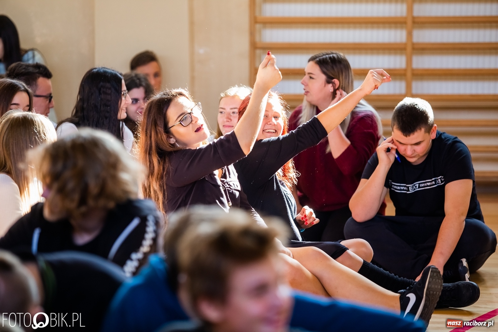 Zdjęcie w galerii na portalu naszraciborz.pl: Turniej Gier i Zabaw Językowych w II LO wiadomości z regionu