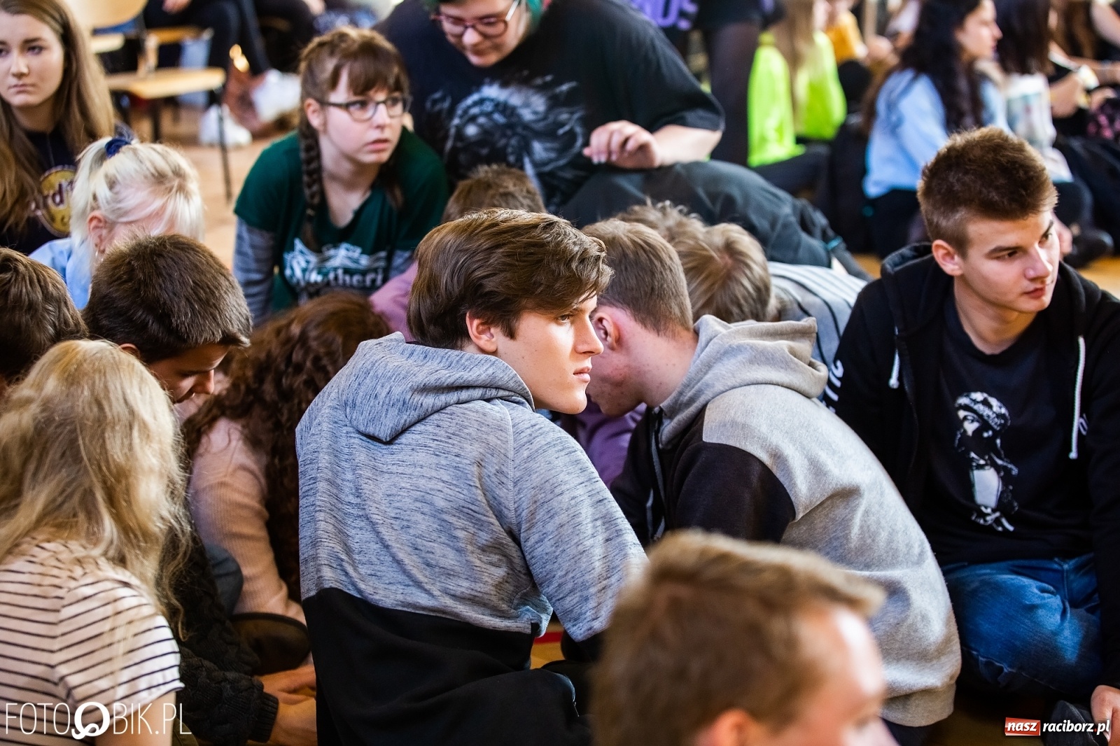 Zdjęcie w galerii na portalu naszraciborz.pl: Turniej Gier i Zabaw Językowych w II LO wiadomości z regionu