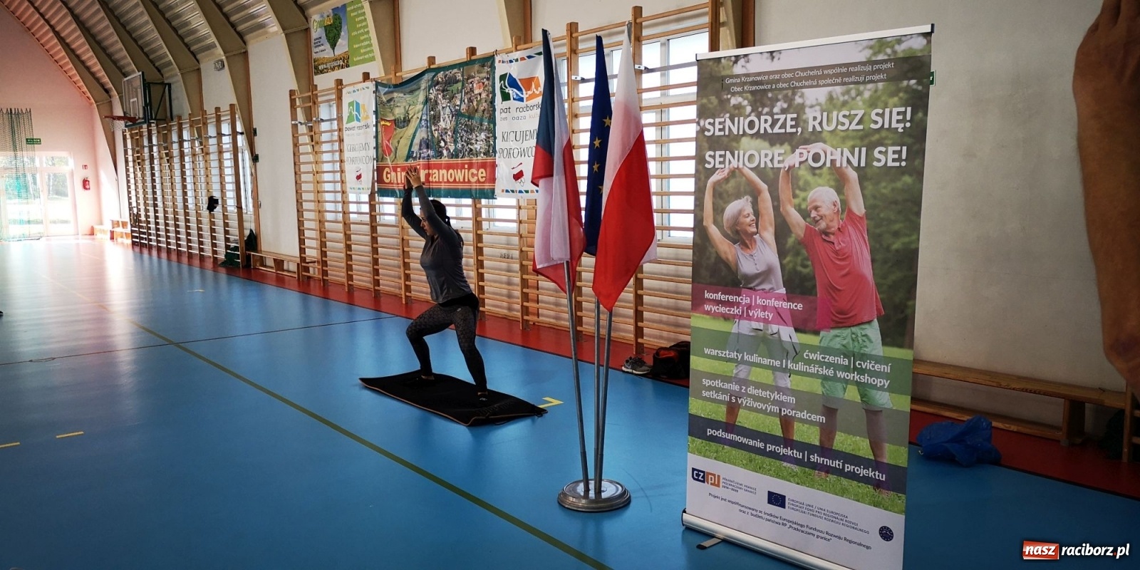 Zdjęcie w galerii na portalu naszraciborz.pl: Seniorze, rusz się! Zajęcia pilates w Krzanowicach  wiadomości z regionu