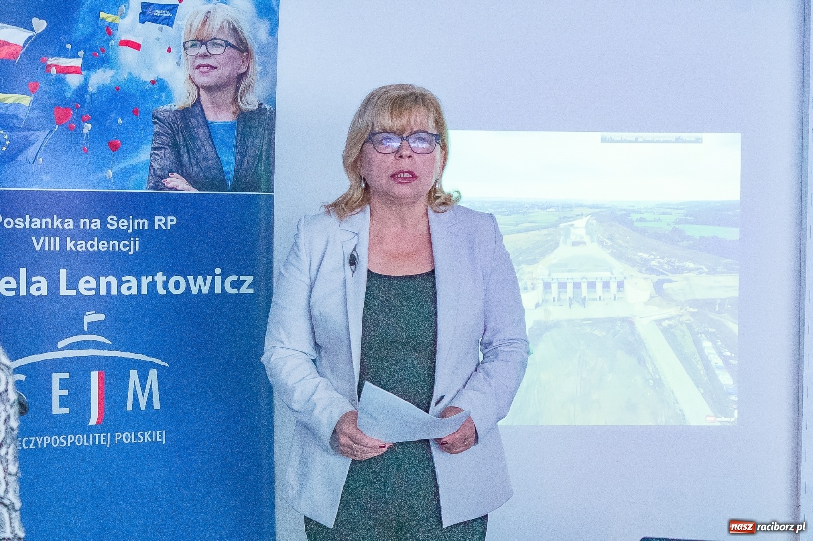 Zdjęcie w galerii na portalu naszraciborz.pl: Miastu grozi potop! Posłanka o zbiorniku Racibórz wiadomości z regionu