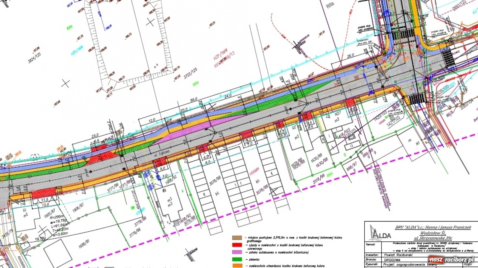 Zdjęcie w galerii na portalu naszraciborz.pl: Uwaga! Zmiana organizacji ruchu na skrzyżowaniu Łąkowa-Kościuszki  wiadomości z regionu
