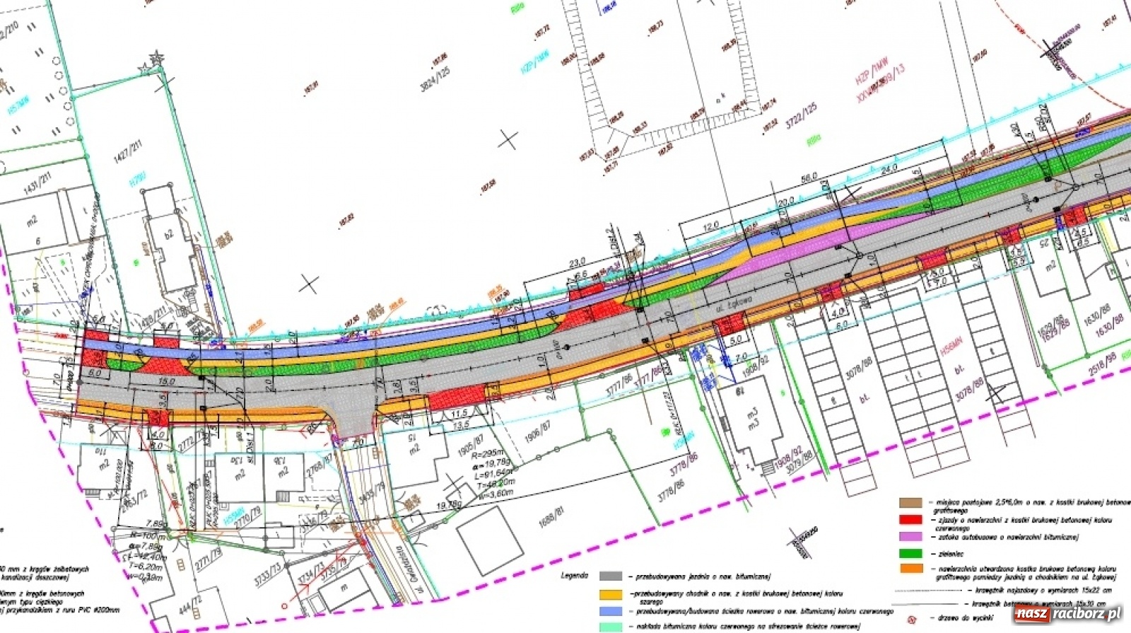 Zdjęcie w galerii na portalu naszraciborz.pl: Uwaga! Zmiana organizacji ruchu na skrzyżowaniu Łąkowa-Kościuszki  wiadomości z regionu