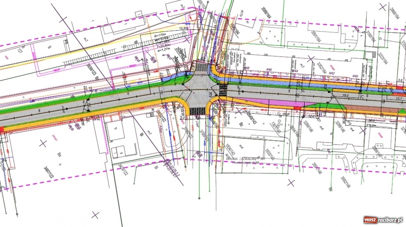 Zdjęcie w galerii na portalu naszraciborz.pl: Uwaga! Zmiana organizacji ruchu na skrzyżowaniu Łąkowa-Kościuszki  wiadomości z regionu