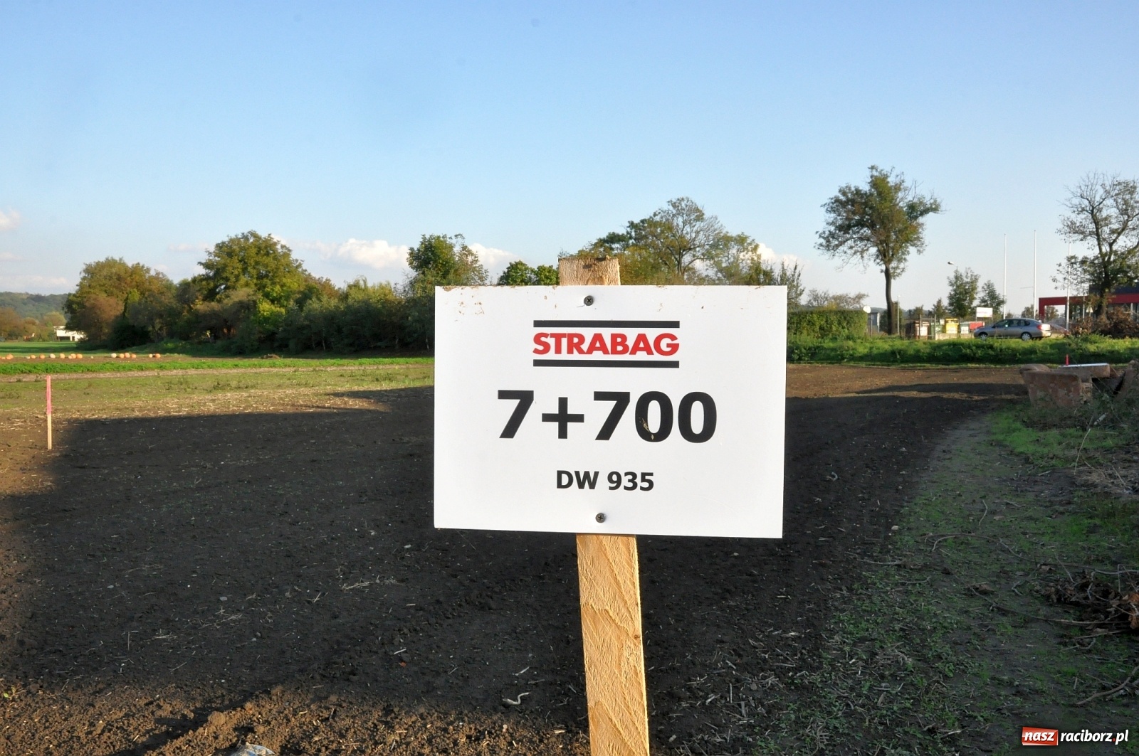 Zdjęcie w galerii na portalu naszraciborz.pl: Od strony Rybnickiej ruszyły już prace przy wschodniej obwodnicy Raciborza [FOTO]  wiadomości z regionu