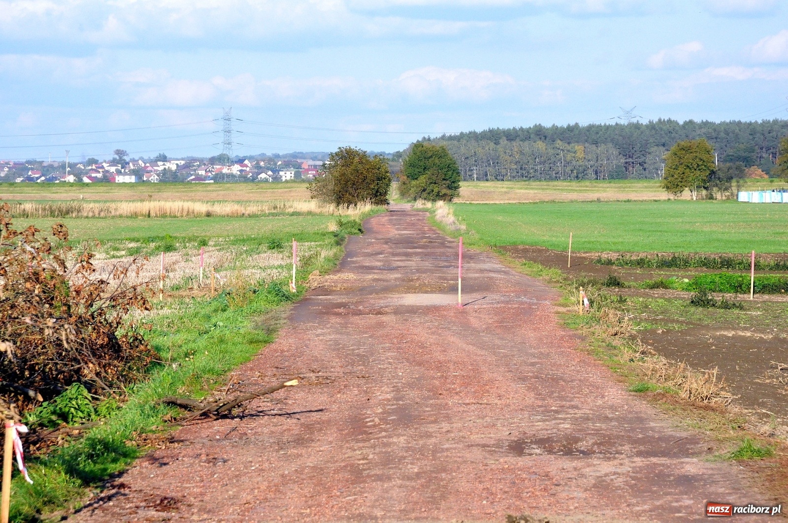 Zdjęcie w galerii na portalu naszraciborz.pl: Od strony Rybnickiej ruszyły już prace przy wschodniej obwodnicy Raciborza [FOTO]  wiadomości z regionu