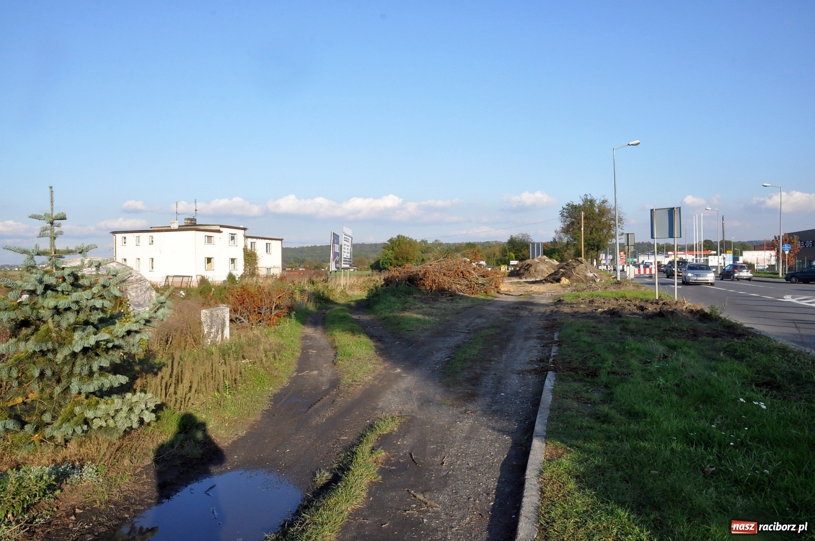 Zdjęcie w galerii na portalu naszraciborz.pl: Od strony Rybnickiej ruszyły już prace przy wschodniej obwodnicy Raciborza [FOTO]  wiadomości z regionu