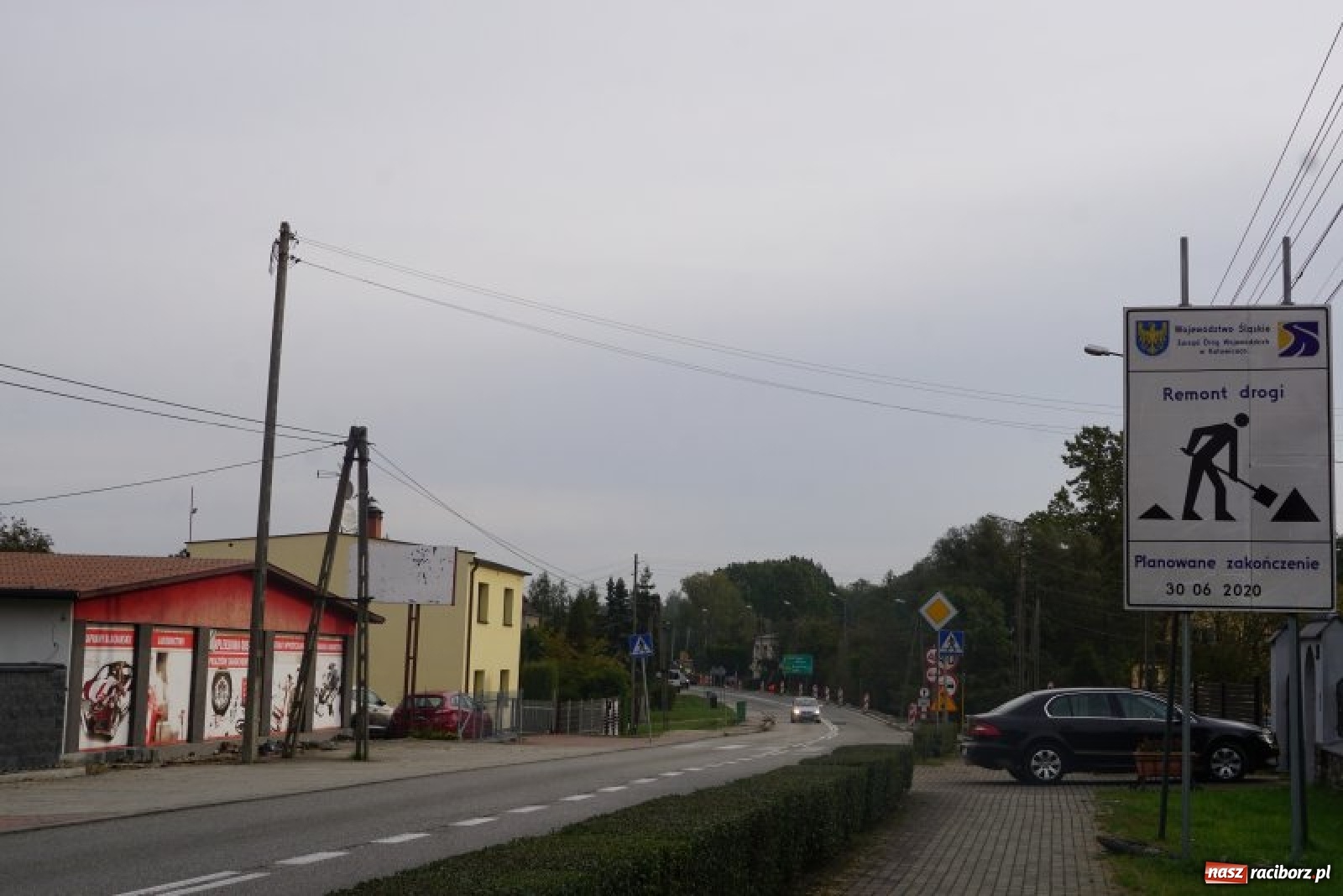 Zdjęcie w galerii na portalu naszraciborz.pl: Remont Gliwickiej i Odrodzenia. Kierowcy bądźcie cierpliwi!  wiadomości z regionu