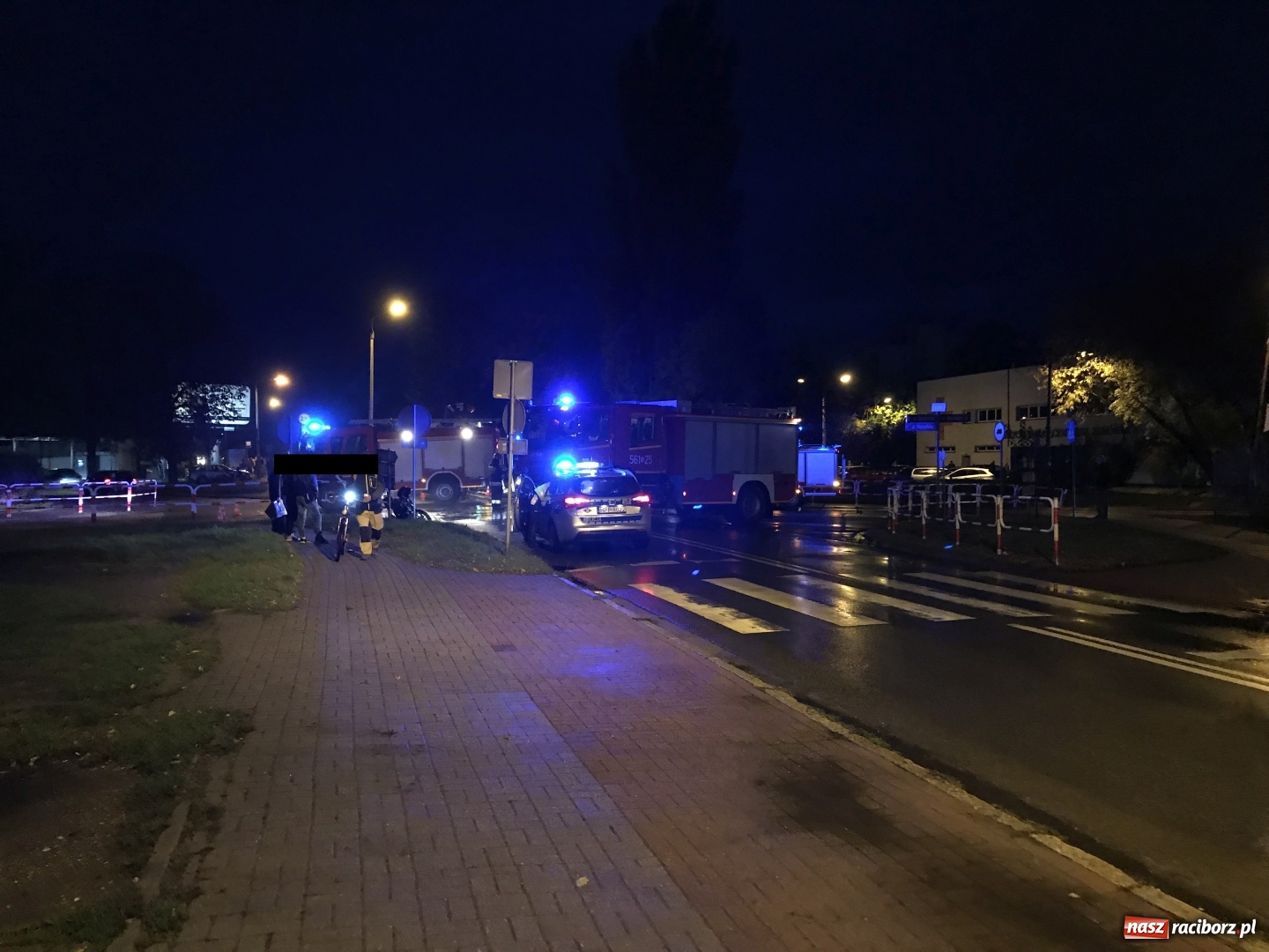 Zdjęcie w galerii na portalu naszraciborz.pl: Wypadek na skrzyżowaniu Mariańska-Ocicka [FOTO] wiadomości z regionu