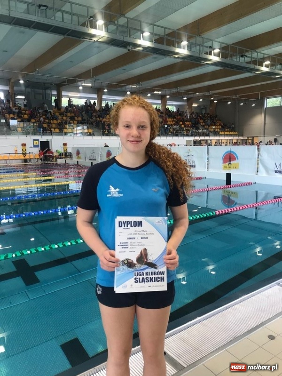 Zdjęcie w galerii na portalu naszraciborz.pl: Pływanie. Sukcesy uczniów raciborskiego ZSOMS w Lidze Szkół i Klubów Śląskich wiadomości z regionu