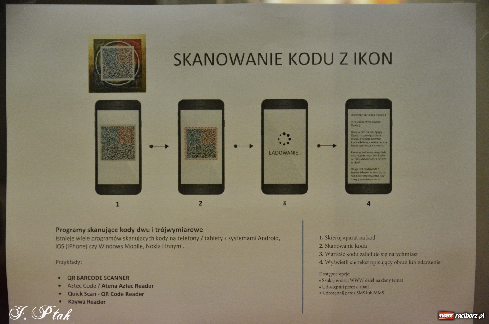 Zdjęcie w galerii na portalu naszraciborz.pl: Ikonokody Tomasiaka w Galerii Obok  wiadomości z regionu