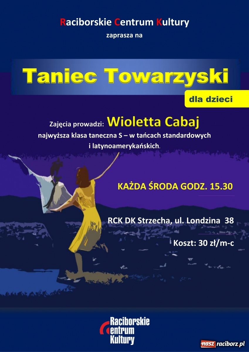 Zdjęcie w galerii na portalu naszraciborz.pl: RCK zaprasza na zajęcia tańca towarzyskiego dla dzieci wiadomości z regionu