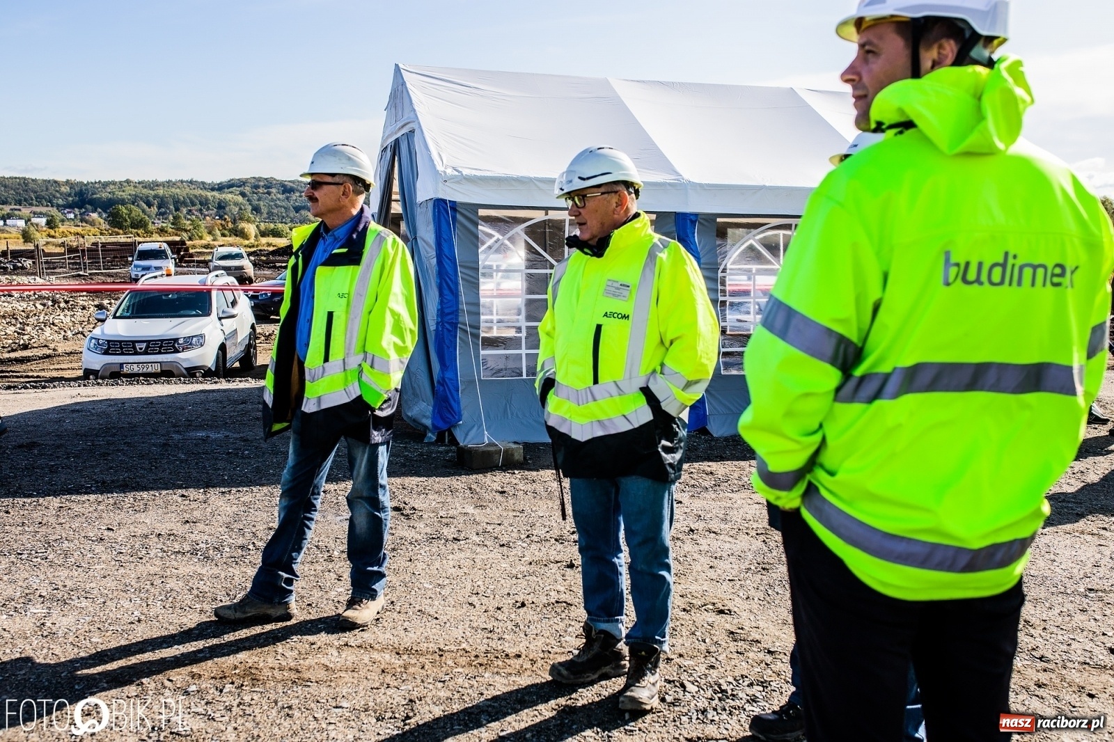 Zdjęcie w galerii na portalu naszraciborz.pl: Wiatr we włosach, czyli briefing przy zaporze  wiadomości z regionu