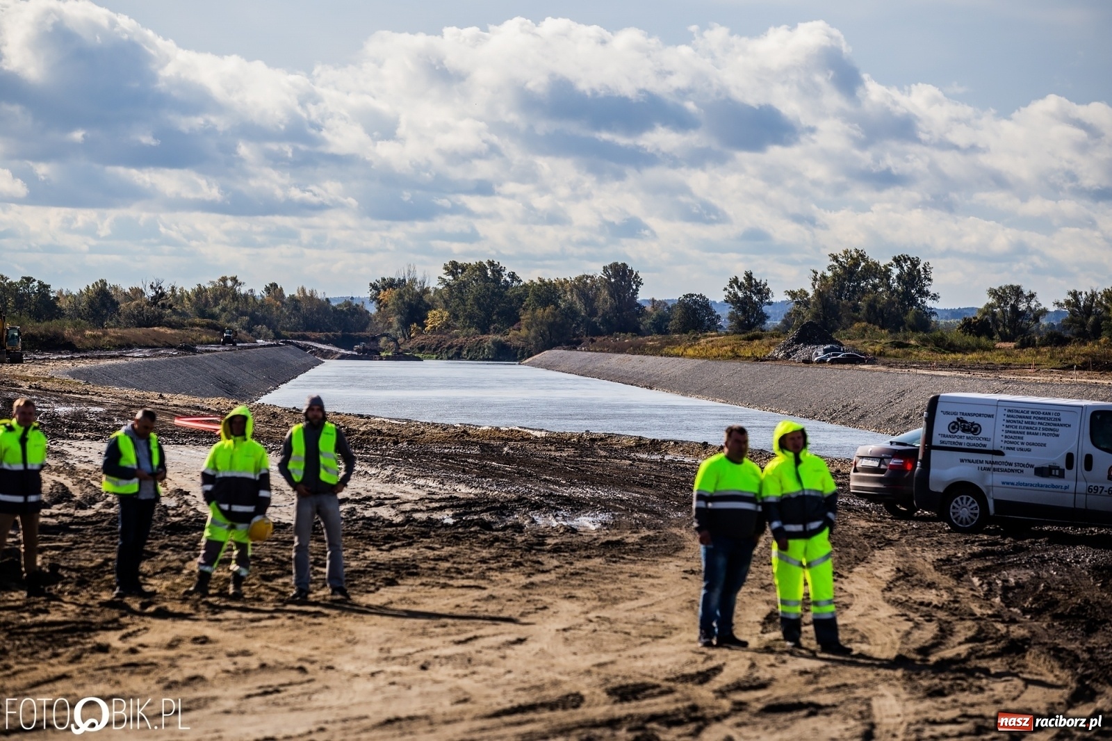 Zdjęcie w galerii na portalu naszraciborz.pl: Wiatr we włosach, czyli briefing przy zaporze  wiadomości z regionu