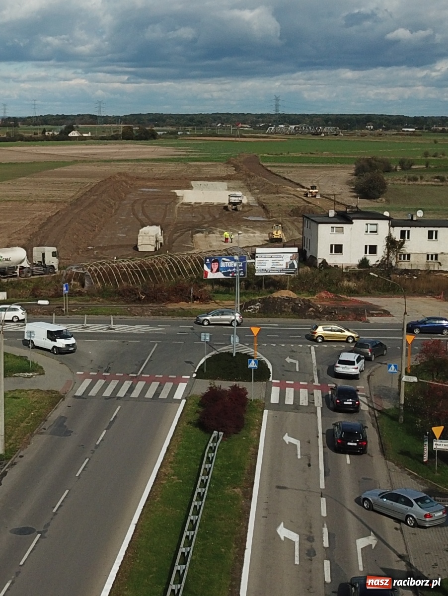 Zdjęcie w galerii na portalu naszraciborz.pl: Wschodnia obwodnica Raciborza okiem drona [FOTO]  wiadomości z regionu