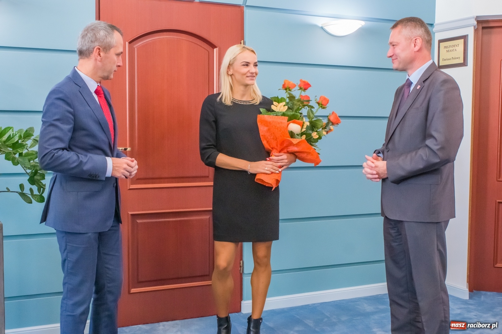 Zdjęcie w galerii na portalu naszraciborz.pl: Srebrna Justyna u prezydenta  wiadomości z regionu