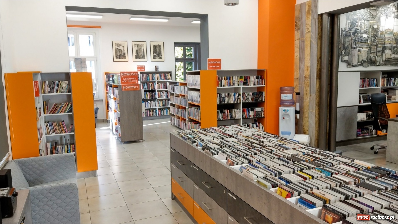 Zdjęcie w galerii na portalu naszraciborz.pl: Poznaj swoją bibliotekę. Centrala przy Kasprowicza wiadomości z regionu