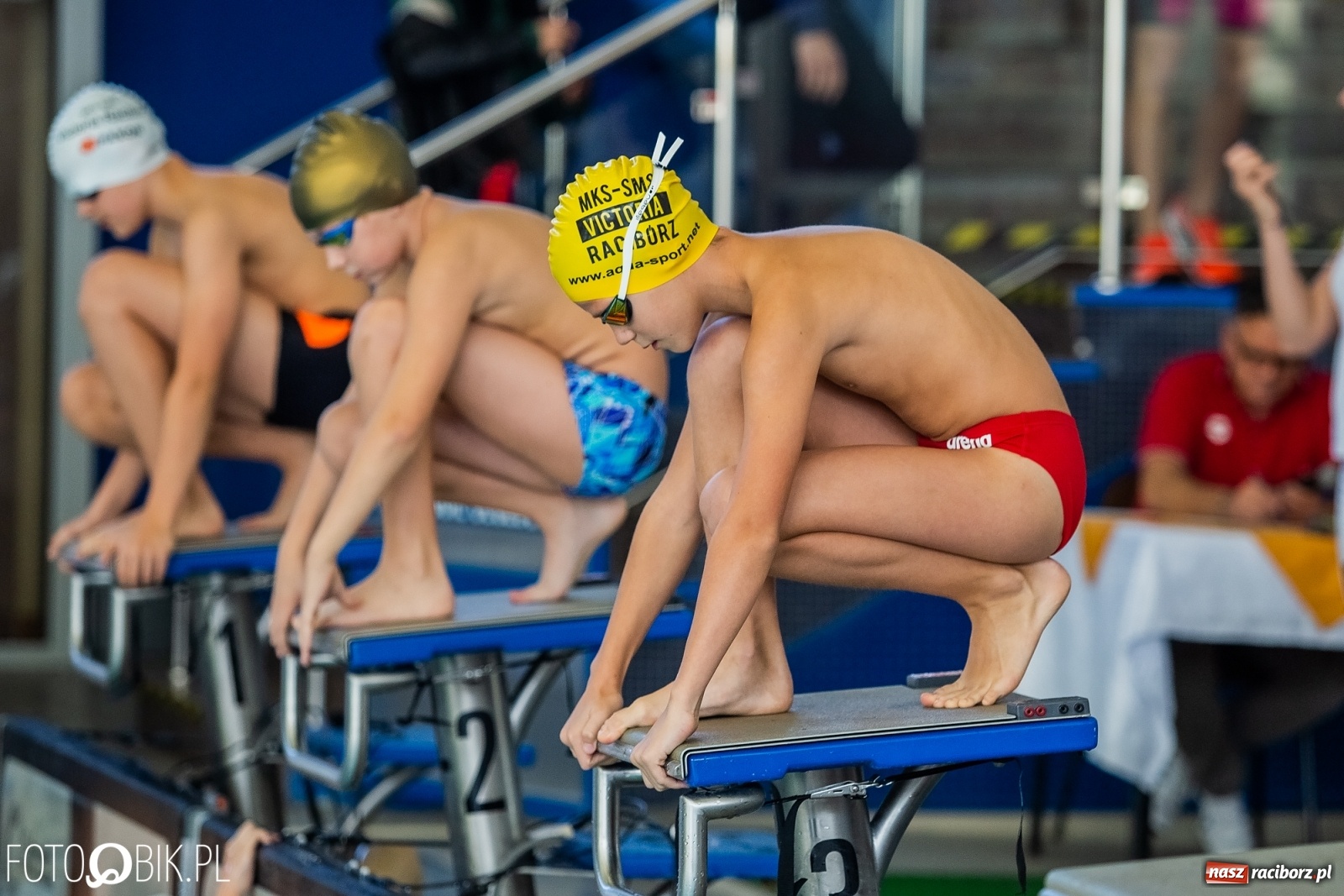 Zdjęcie w galerii na portalu naszraciborz.pl: 12. Międzynarodowe Zawody Pływackie o Puchar Dyrektora ZSOMS wiadomości z regionu