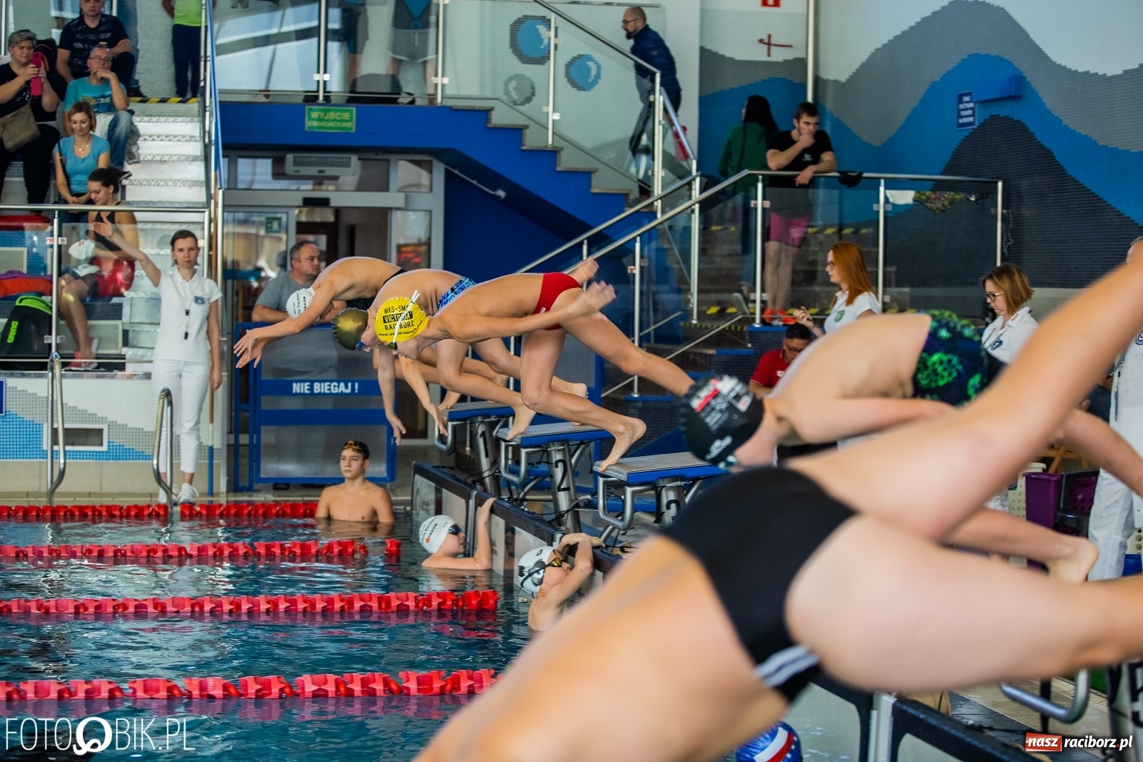 Zdjęcie w galerii na portalu naszraciborz.pl: 12. Międzynarodowe Zawody Pływackie o Puchar Dyrektora ZSOMS wiadomości z regionu