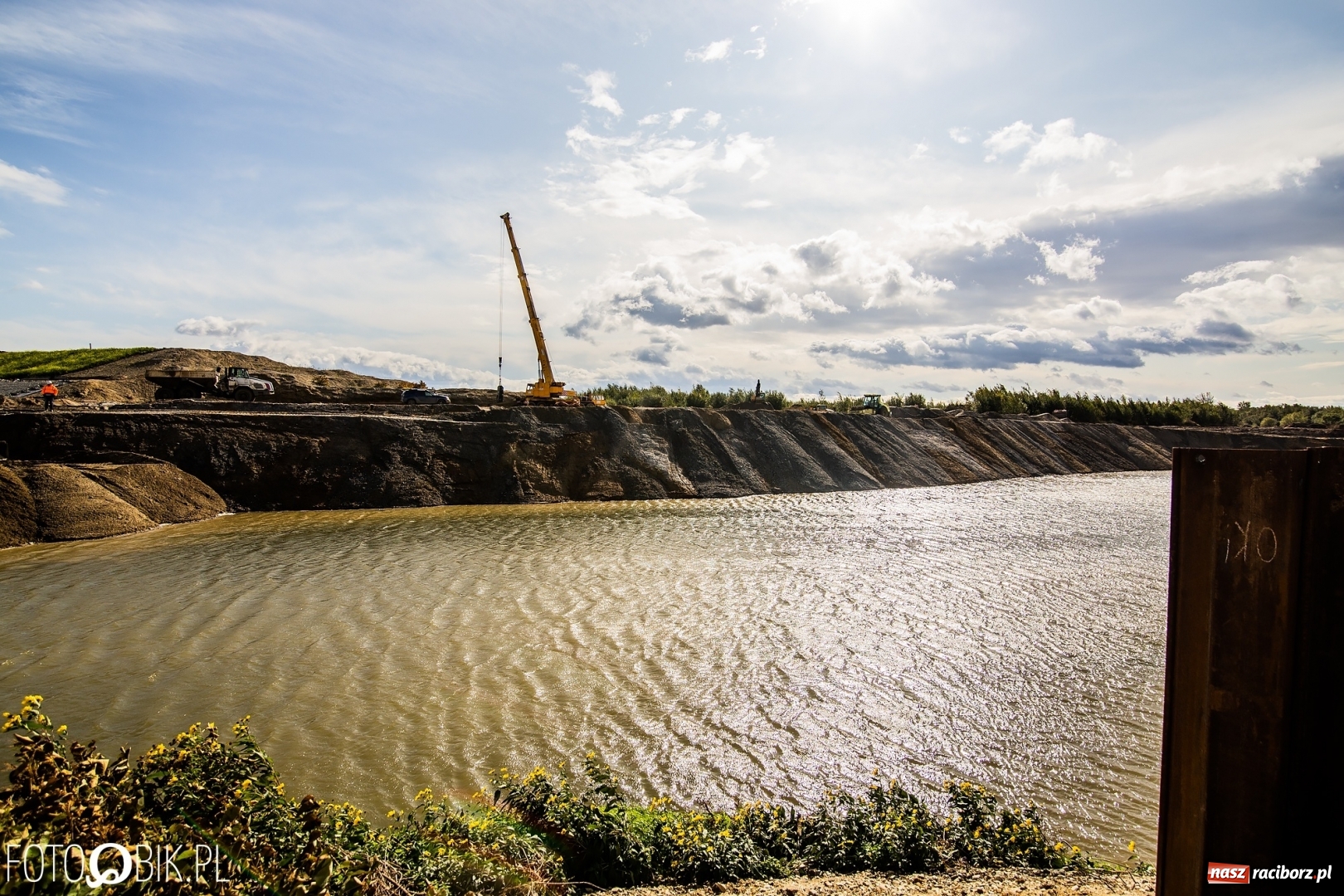 Zdjęcie w galerii na portalu naszraciborz.pl: Trwa zasypywanie starej Ulgi [FOTO] wiadomości z regionu