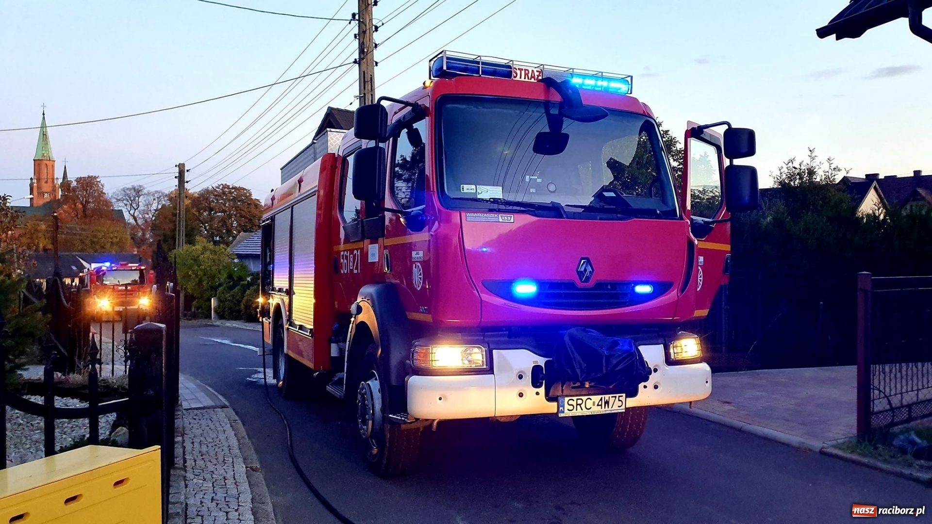 Zdjęcie w galerii na portalu naszraciborz.pl: Zadymienie w piwnicy przy Arki Bożka wiadomości z regionu