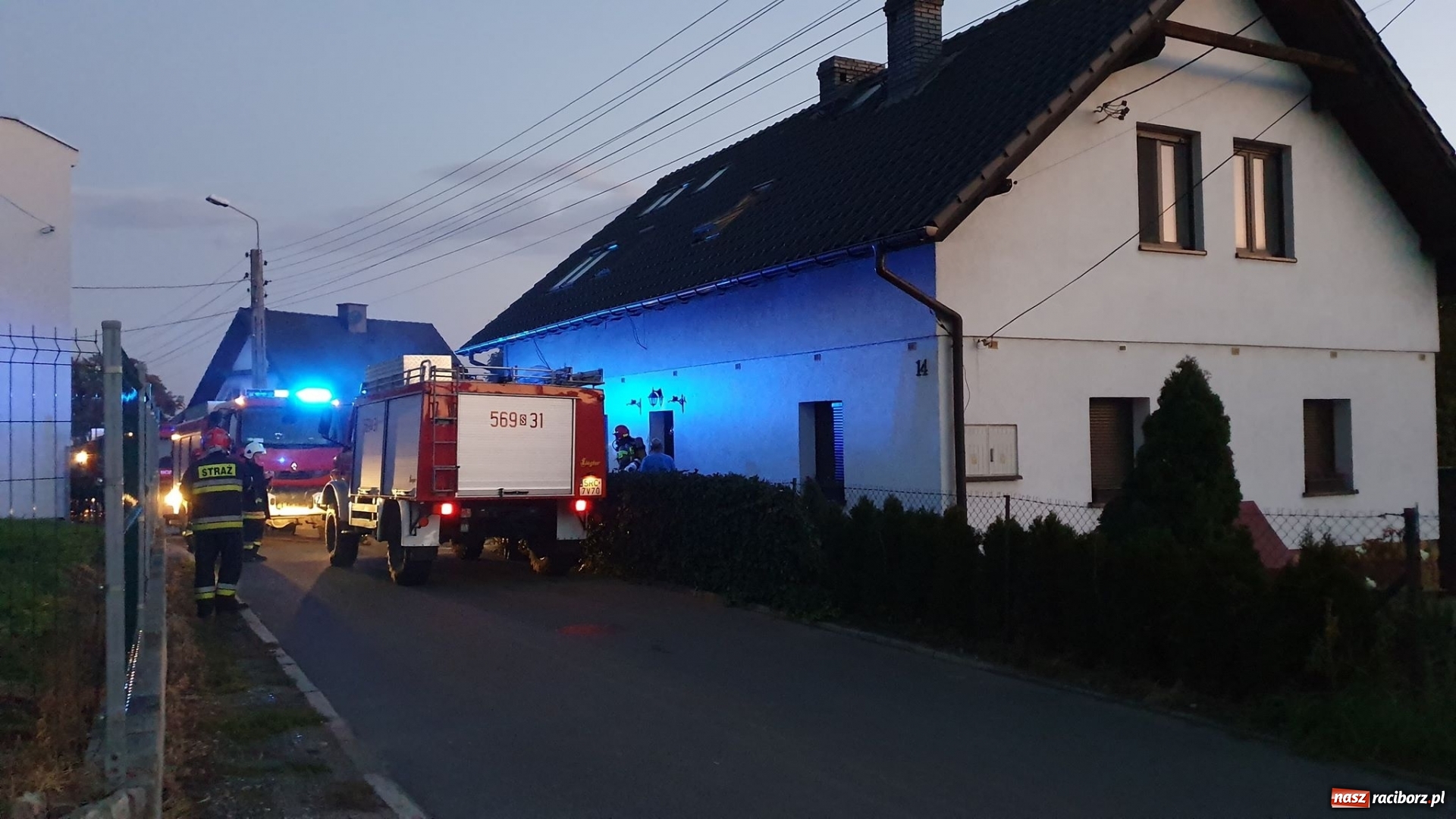 Zdjęcie w galerii na portalu naszraciborz.pl: Zadymienie w piwnicy przy Arki Bożka wiadomości z regionu