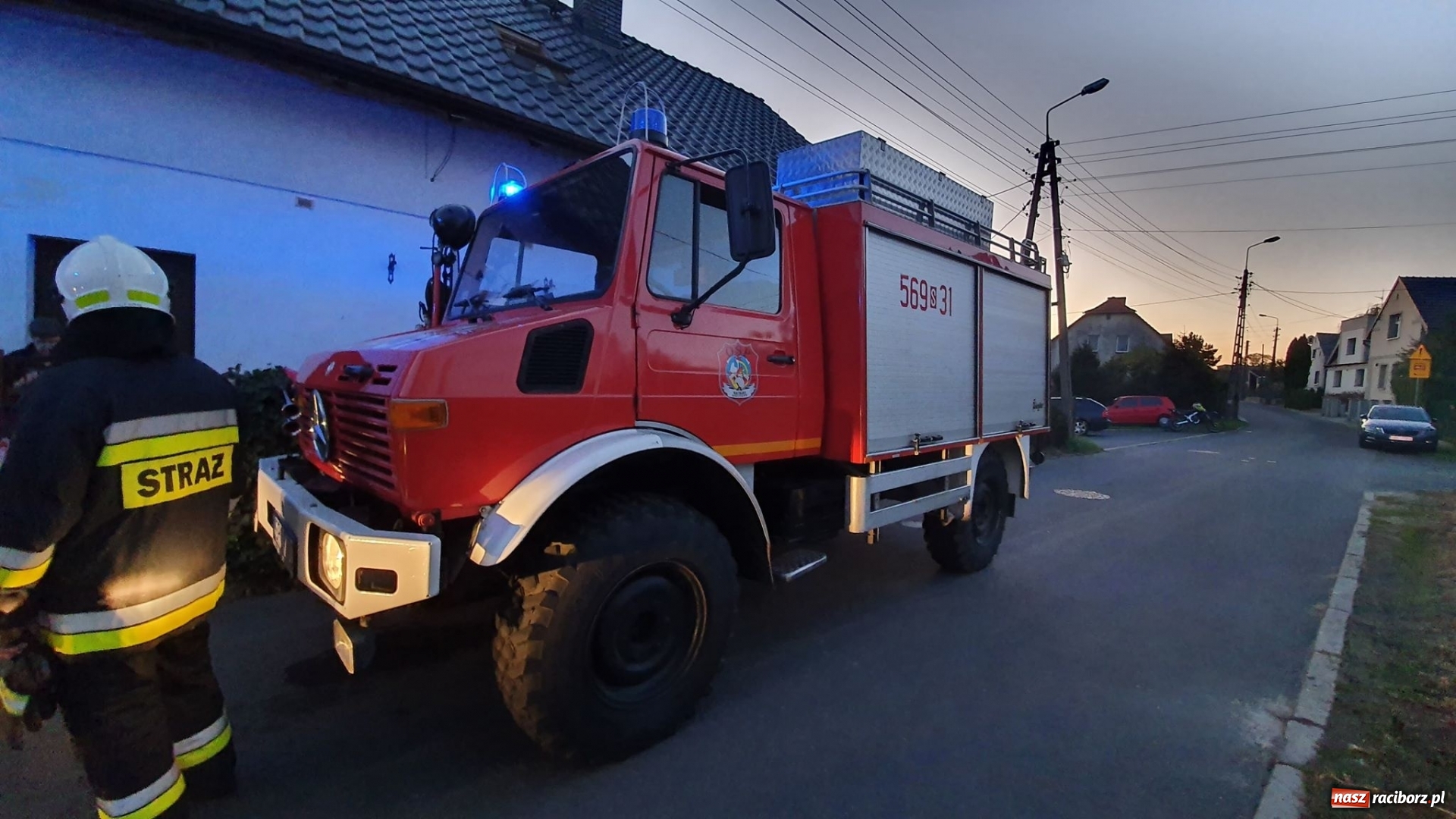 Zdjęcie w galerii na portalu naszraciborz.pl: Zadymienie w piwnicy przy Arki Bożka wiadomości z regionu