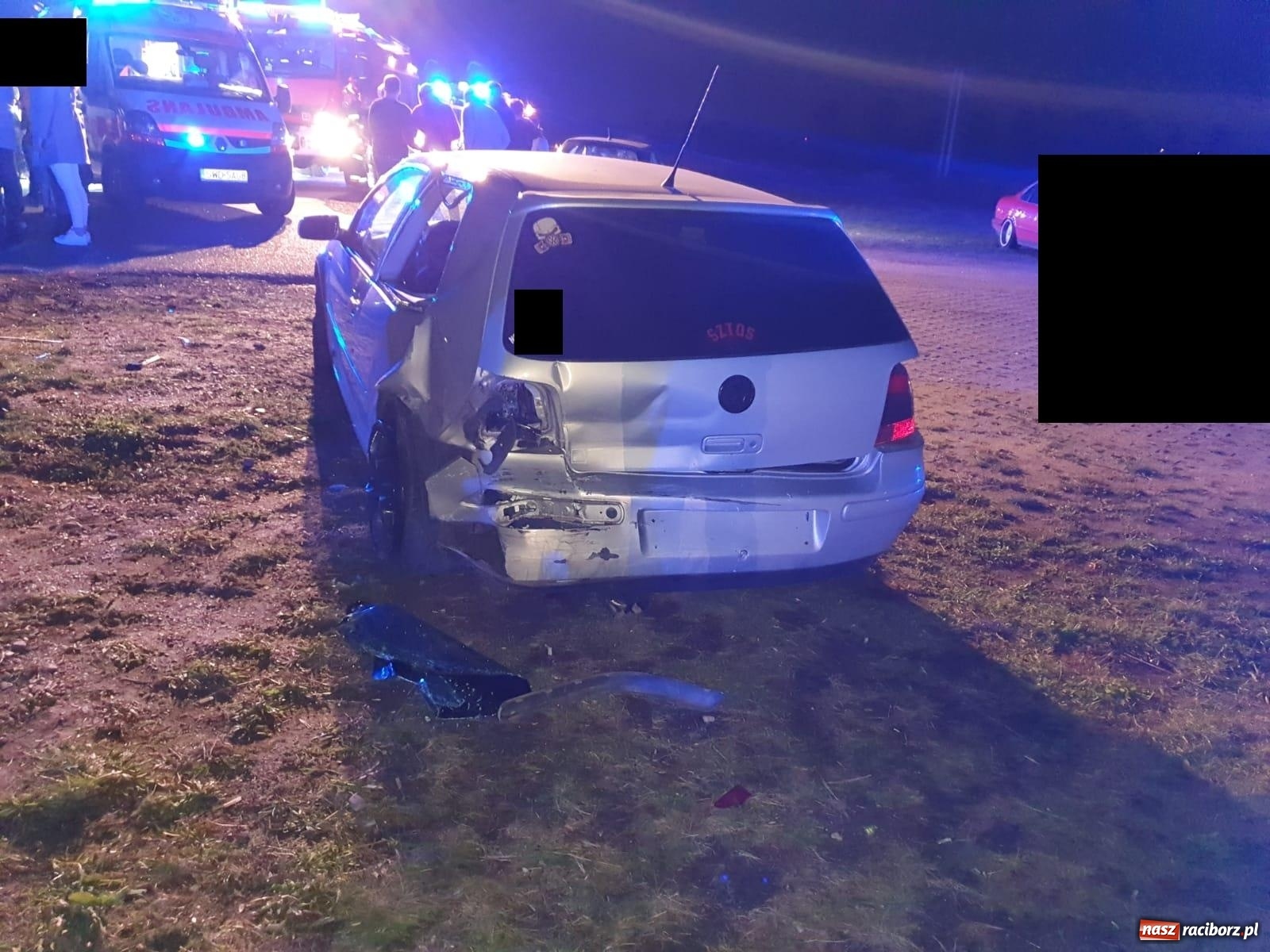 Zdjęcie w galerii na portalu naszraciborz.pl: Raciborzanin sprawcą kraksy przy polderze. Dochodzi tu do nielegalnych wyścigów wiadomości z regionu