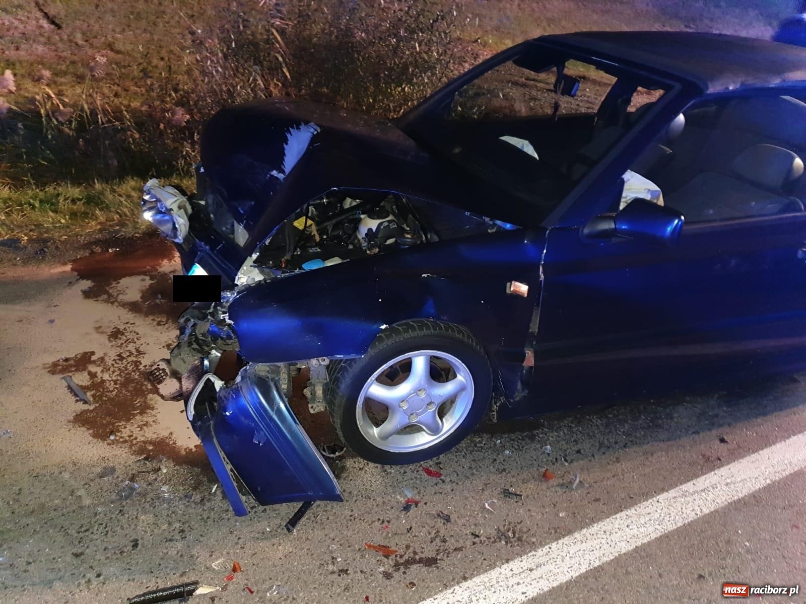 Zdjęcie w galerii na portalu naszraciborz.pl: Raciborzanin sprawcą kraksy przy polderze. Dochodzi tu do nielegalnych wyścigów wiadomości z regionu