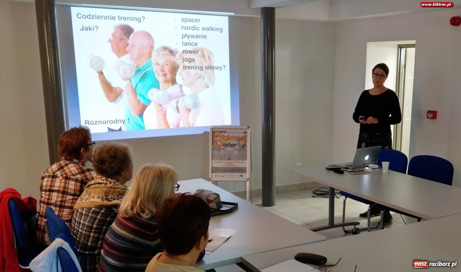 Zdjęcie w galerii na portalu naszraciborz.pl: W raciborskiej książnicy ruszył projekt Biblioteka Bez Barier wiadomości z regionu