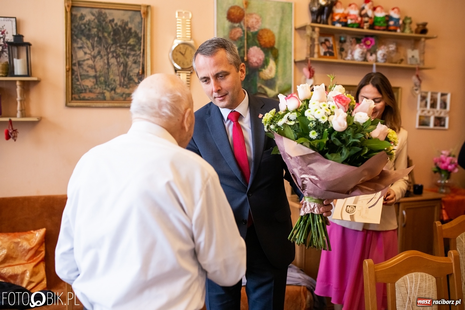 Zdjęcie w galerii na portalu naszraciborz.pl: Stulatek Paweł Kołek z Raciborza odebrał gratulacje od prezydenta wiadomości z regionu