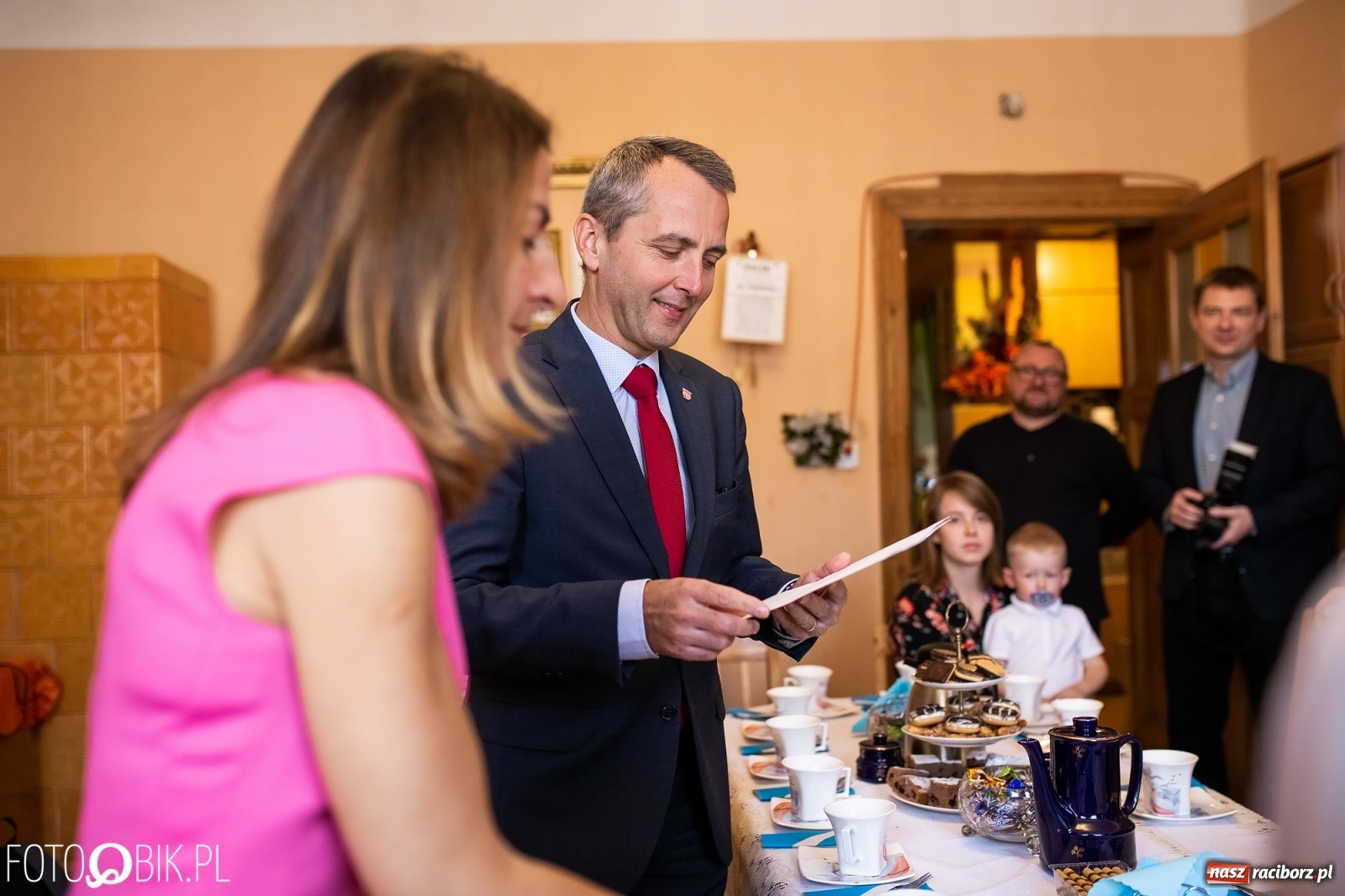 Zdjęcie w galerii na portalu naszraciborz.pl: Stulatek Paweł Kołek z Raciborza odebrał gratulacje od prezydenta wiadomości z regionu