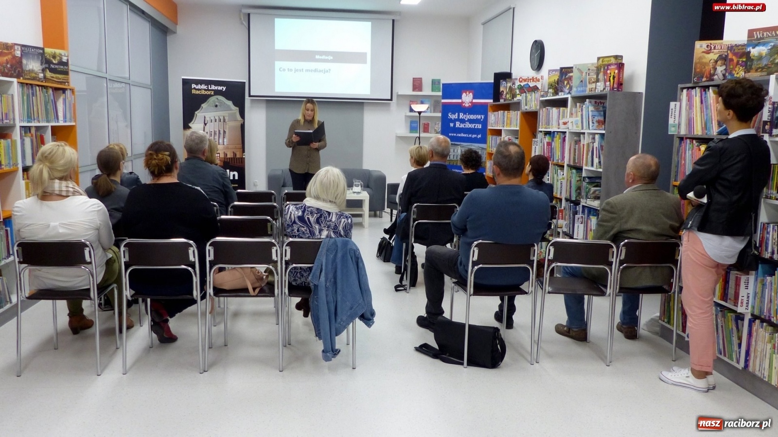 Zdjęcie w galerii na portalu naszraciborz.pl: Międzynarodowy Tydzień Mediacji w raciborskiej bibliotece wiadomości z regionu