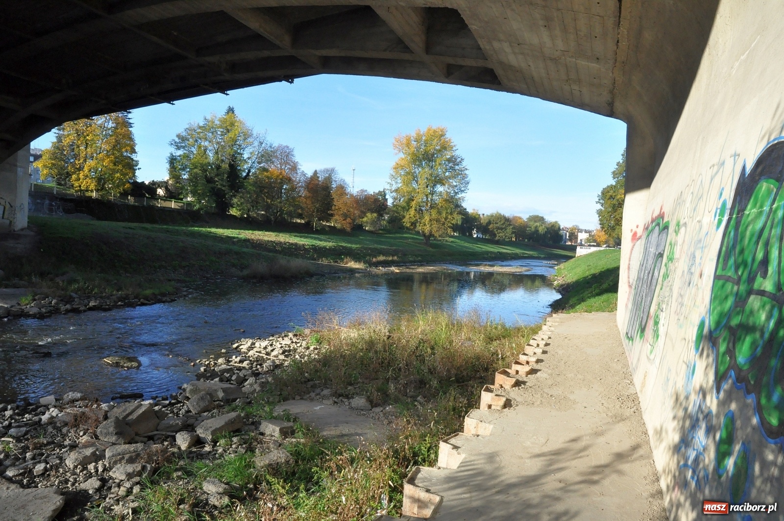 Zdjęcie w galerii na portalu naszraciborz.pl: Co zawiniło? Oficjalne stanowisko w sprawie niskiego stanu wody w Odrze miejskiej  wiadomości z regionu
