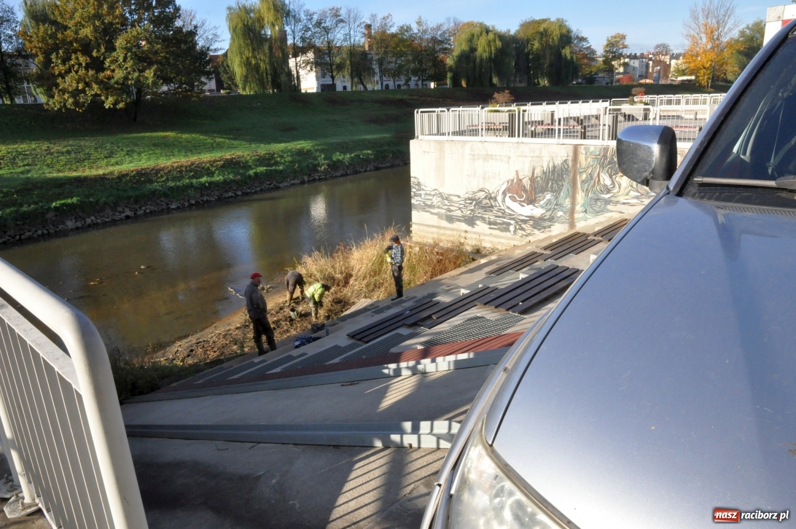 Zdjęcie w galerii na portalu naszraciborz.pl: Co zawiniło? Oficjalne stanowisko w sprawie niskiego stanu wody w Odrze miejskiej  wiadomości z regionu
