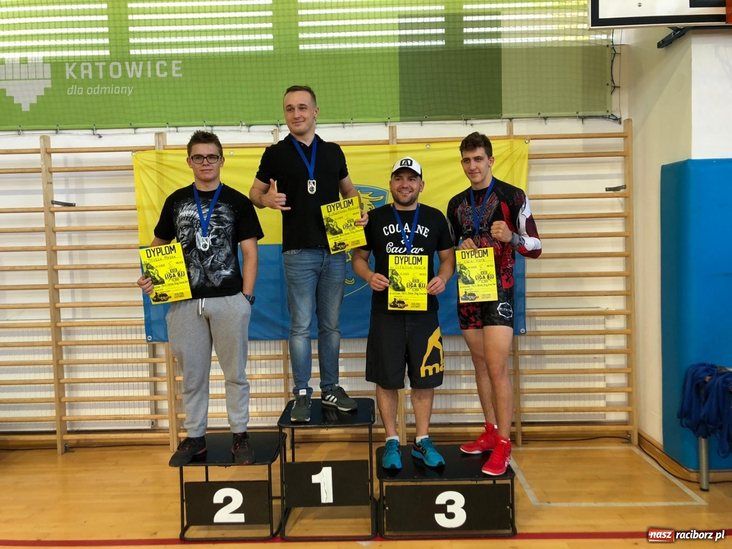 Zdjęcie w galerii na portalu naszraciborz.pl: Trzy złota Łamatora w Mysłowicach wiadomości z regionu